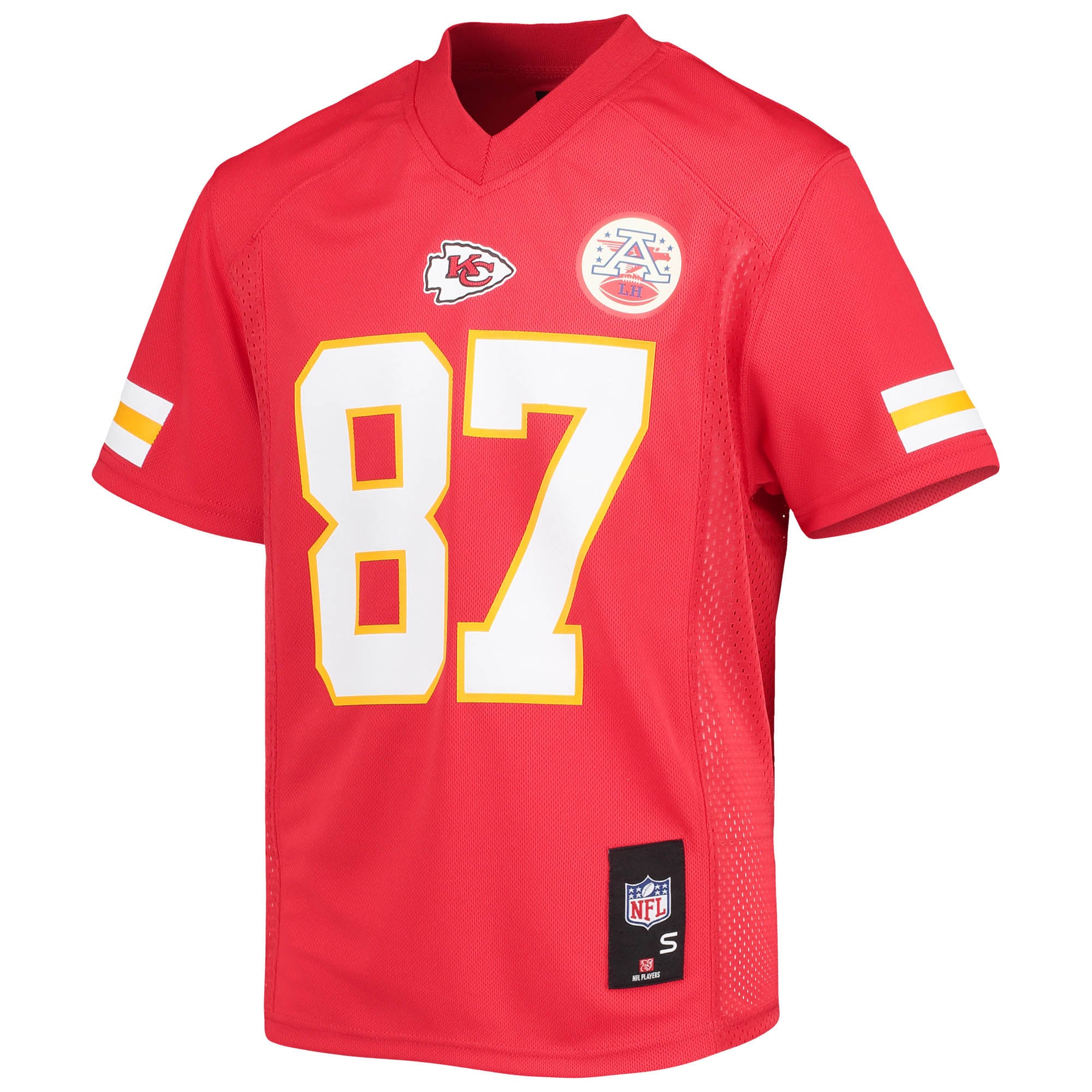 Travis Kelce Kansas City Chiefs Youth Replica Player Jersey - Red - Image 2