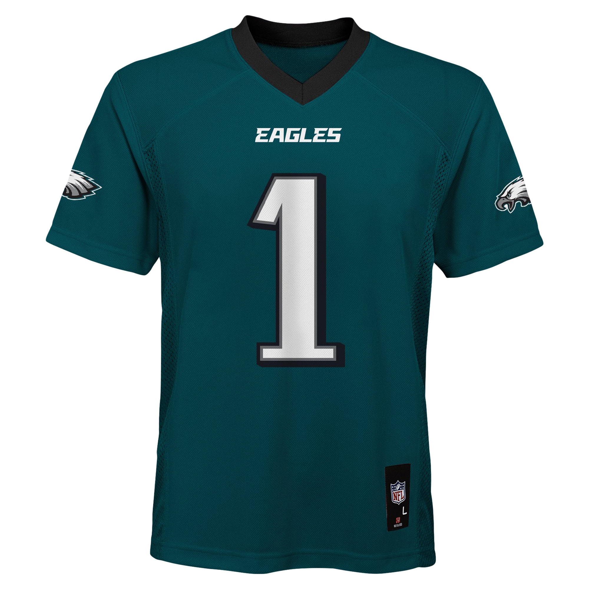 Jalen Hurts Philadelphia Eagles Youth Replica Player Jersey - Midnight Green - Image 2