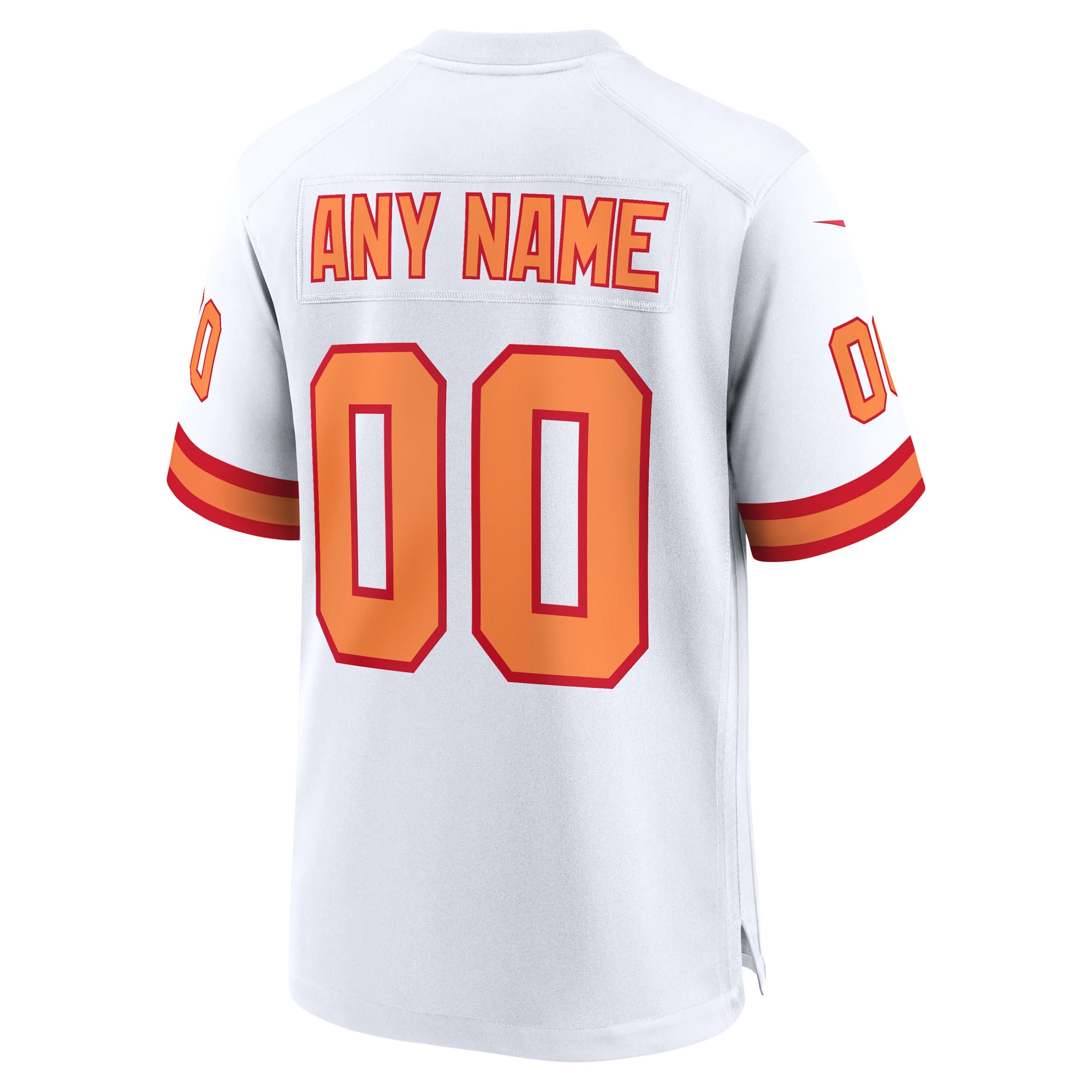 76 Tampa Bay Buccaneers Nike 50th Season Custom Game Jersey - White - Image 3