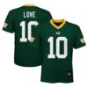 Jordan Love Green Bay Packers Youth Replica Player Jersey - Green