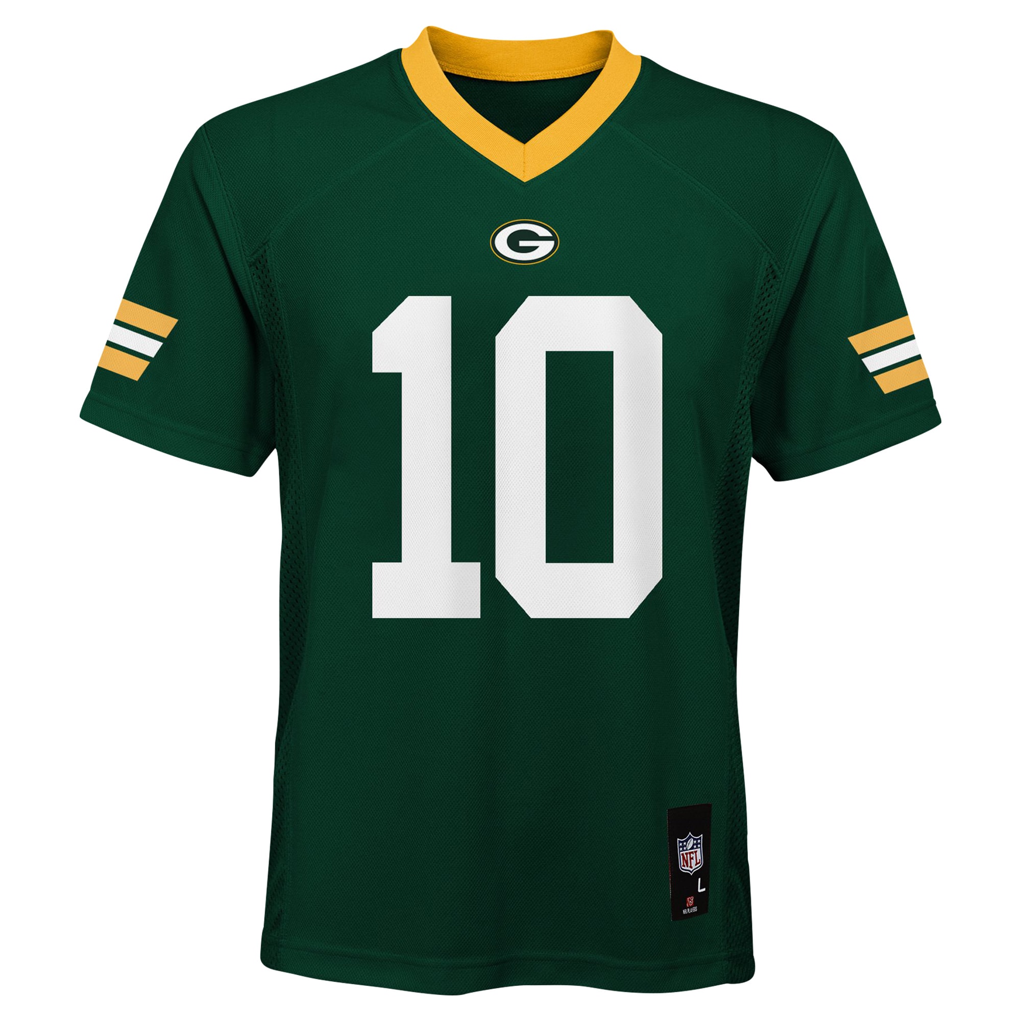 Jordan Love Green Bay Packers Youth Replica Player Jersey - Green - Image 2