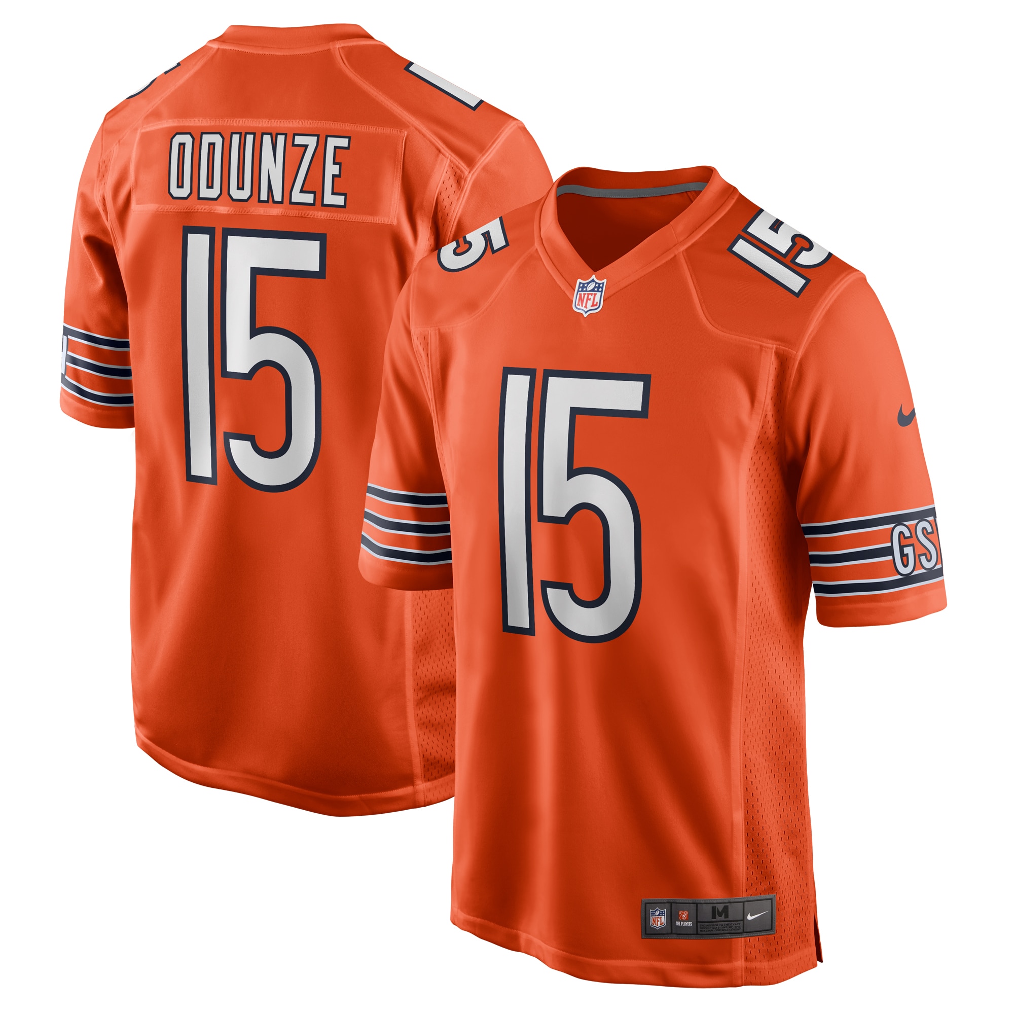 Rome Odunze Chicago Bears Nike Alternate Game Jersey - Orange