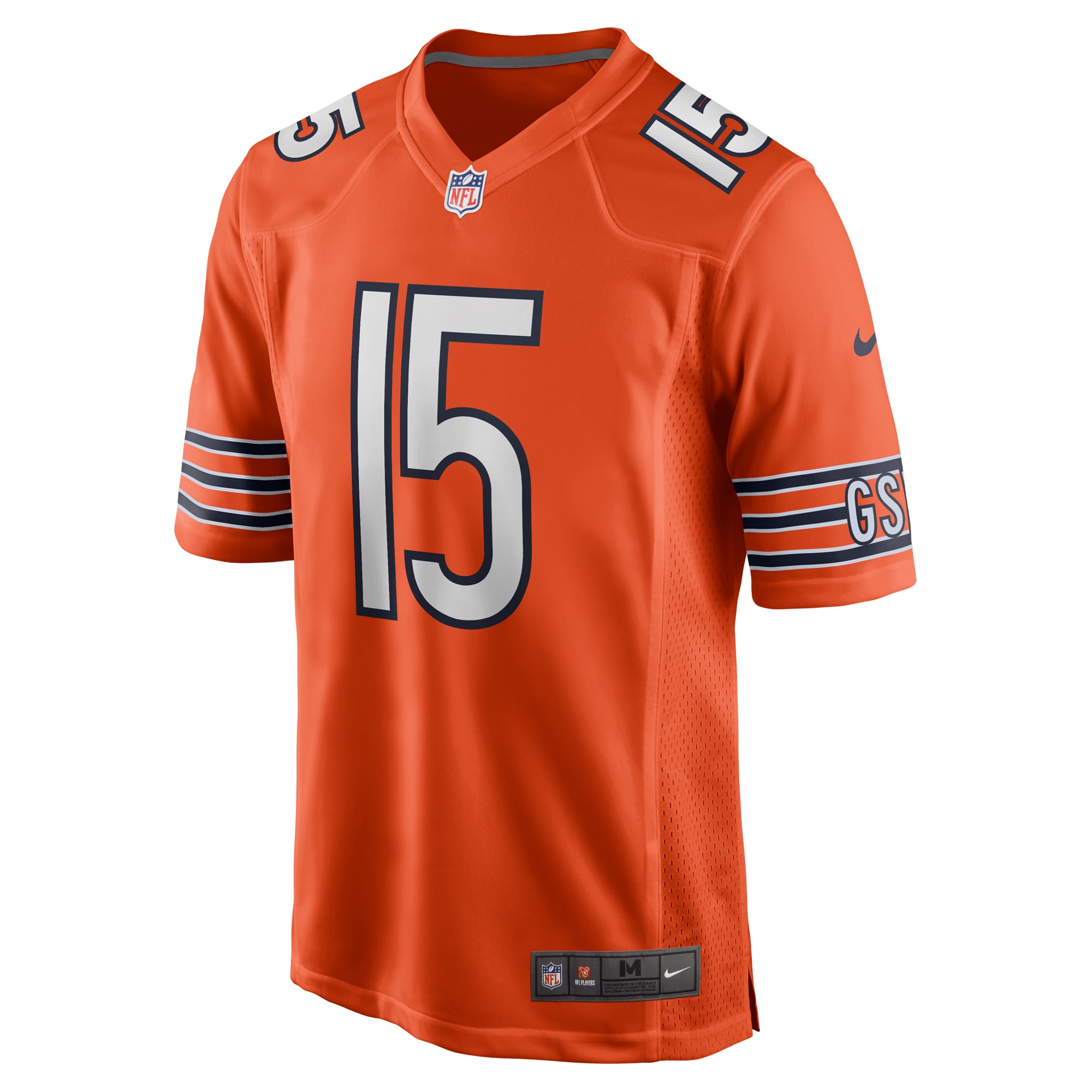 Rome Odunze Chicago Bears Nike Alternate Game Jersey - Orange - Image 2