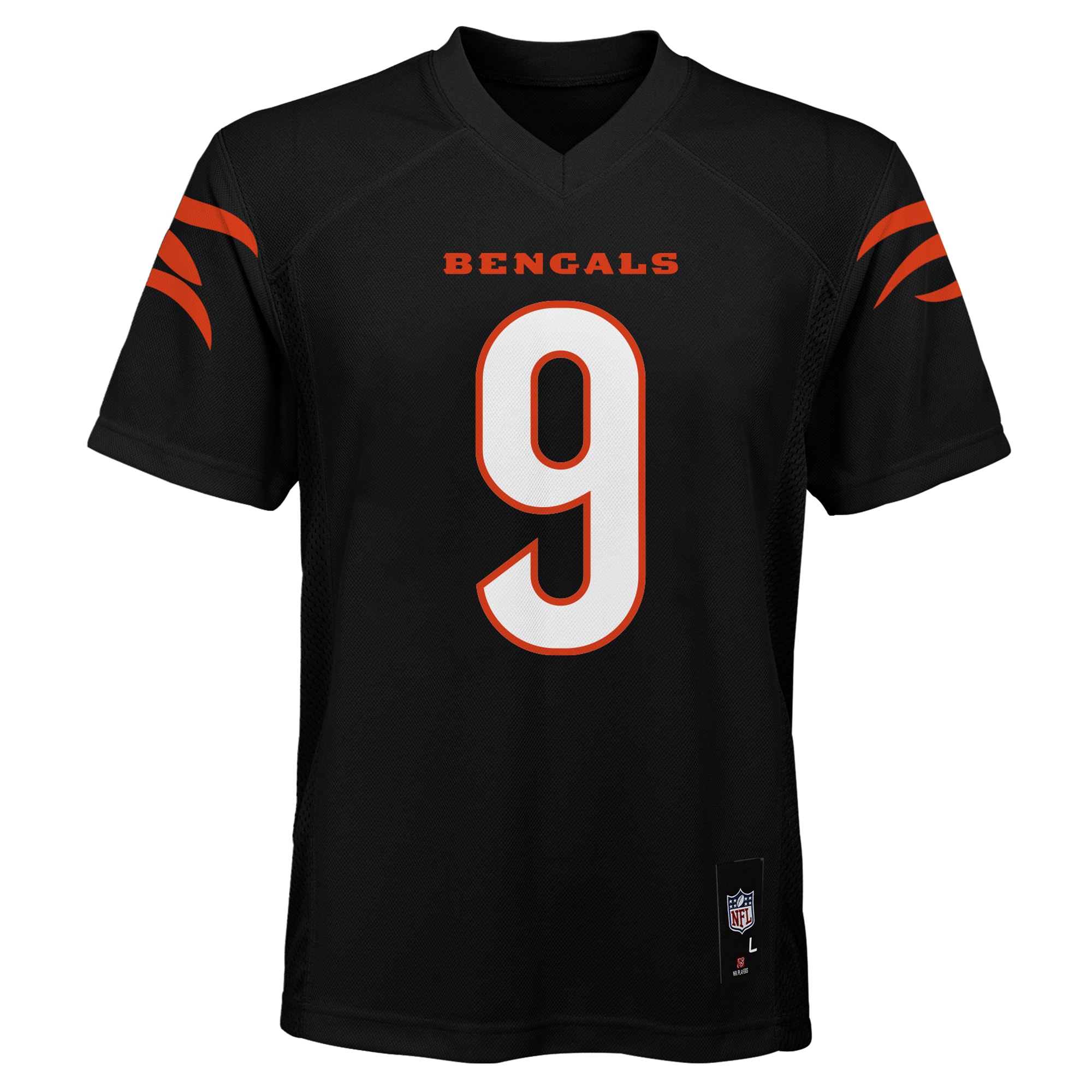 Joe Burrow Cincinnati Bengals Youth Replica Player Jersey - Black - Image 2