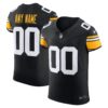 Pittsburgh Steelers Nike Vapor F.U.S.E. Elite Custom Jersey - Black