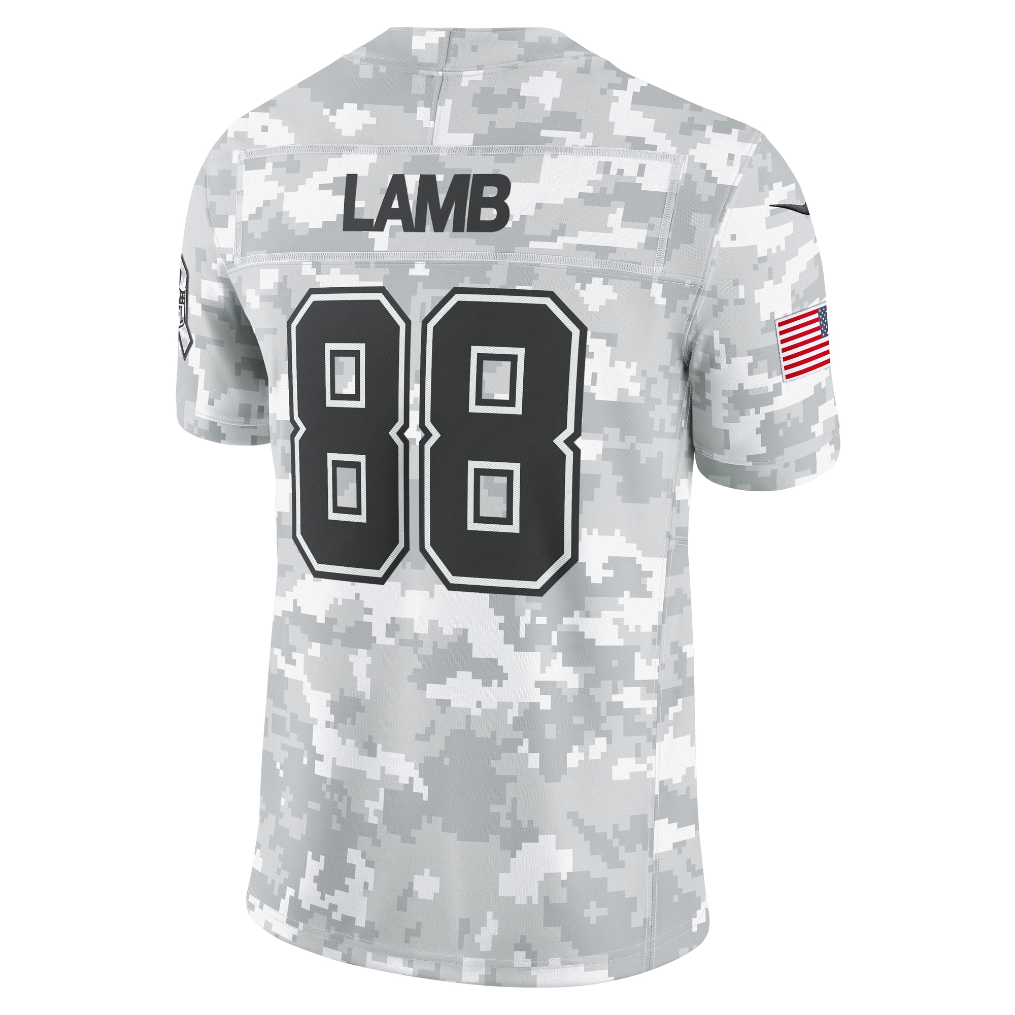 CeeDee Lamb Dallas Cowboys Nike 2024 Salute to Service Limited Jersey - Arctic Camo - Image 3