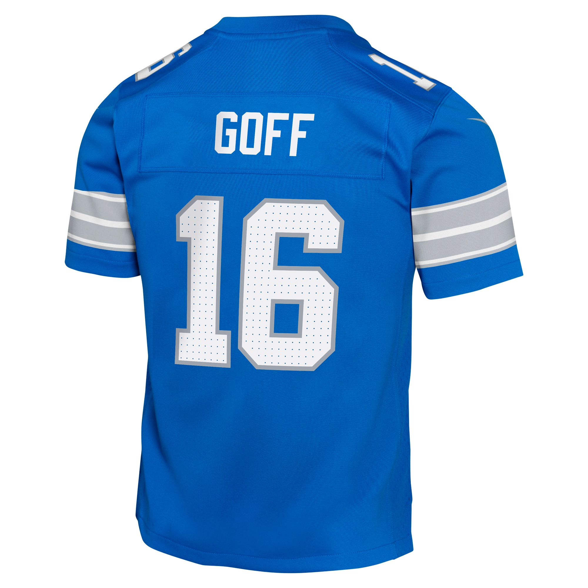 Jared Goff Detroit Lions Nike Youth Game Jersey - Blue - Image 3
