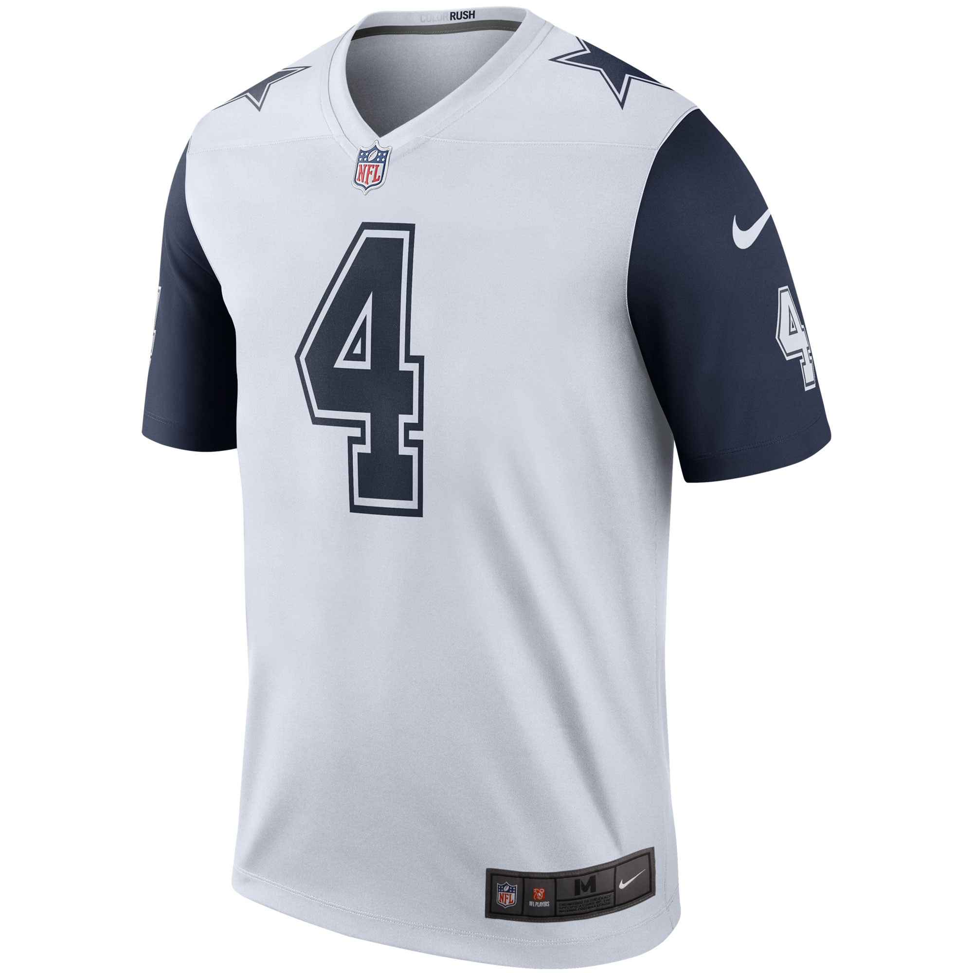Dak Prescott Dallas Cowboys Nike Legend Player Performance Top - White - Image 2