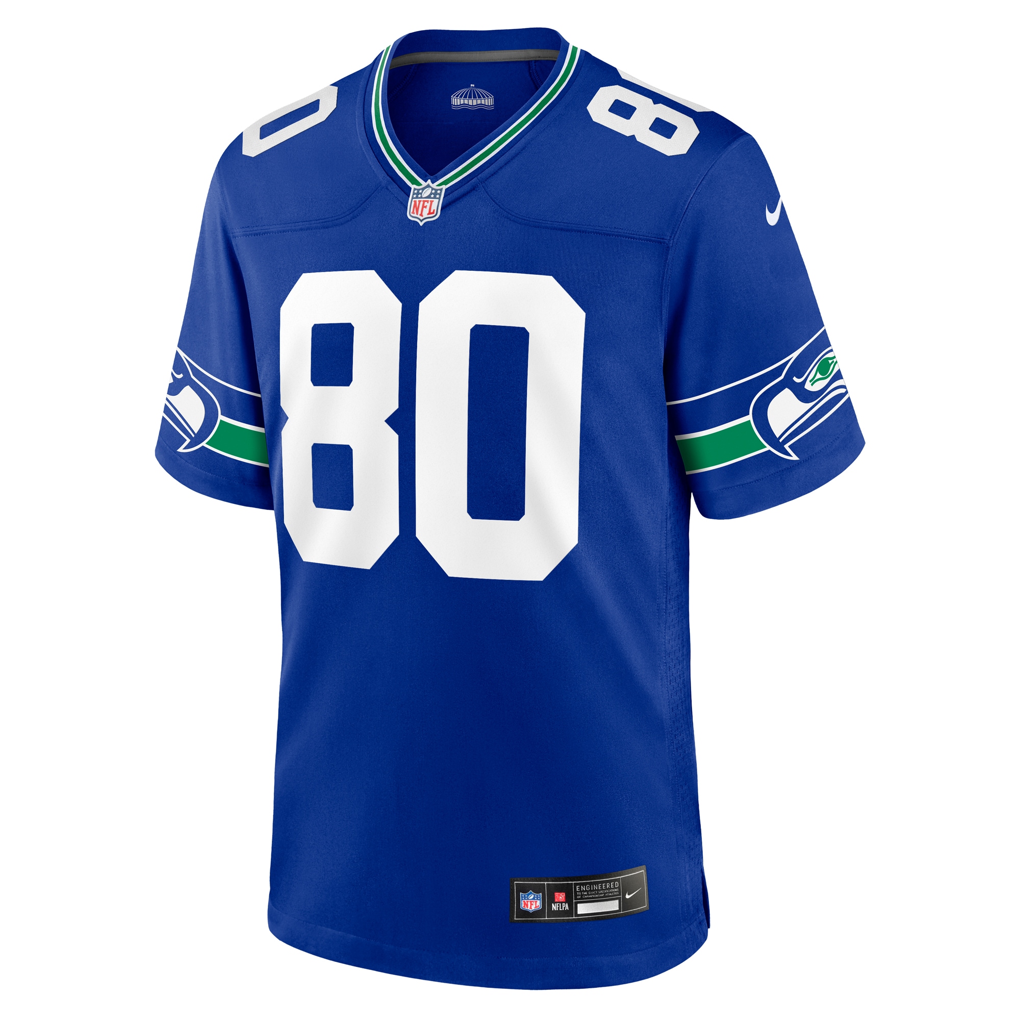 Steve Largent Seattle Seahawks Nike Throwback Retired Player Game Jersey - Royal - Image 2