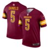 Jayden Daniels Washington Commanders Nike Legend Player Performance Top - Burgundy