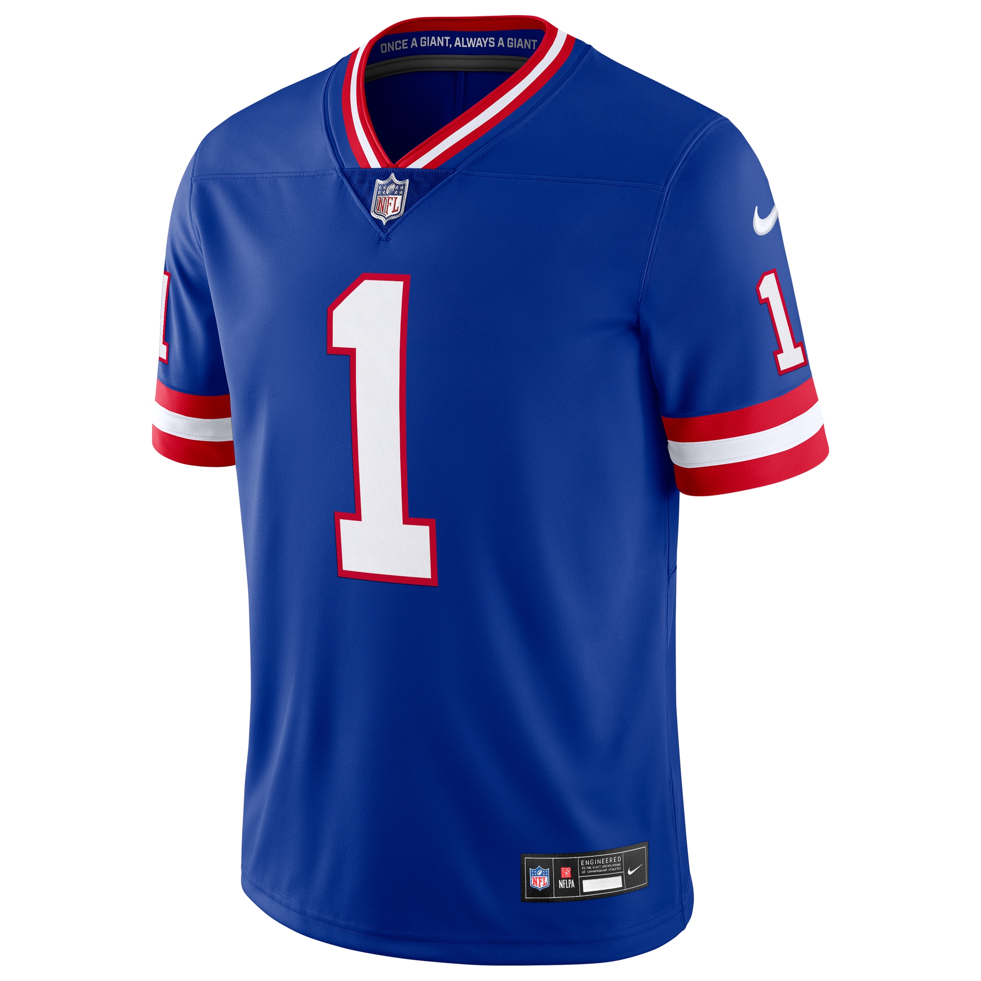 Malik Nabers New York Giants Nike Alternate 2 Legacy Vapor Untouchable Limited Jersey - Royal - Image 2