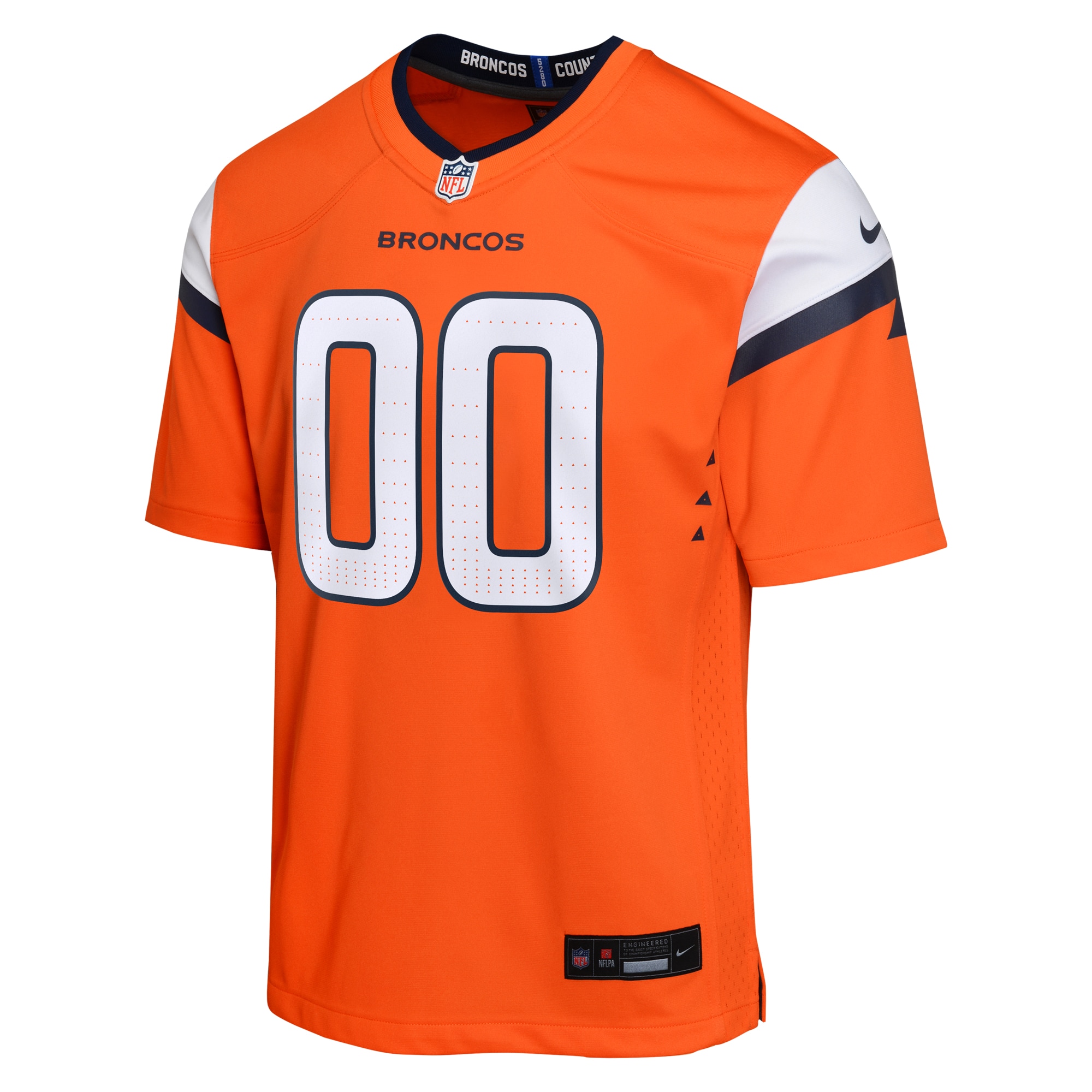 Denver Broncos Nike Youth Mile High Collection Custom Game Jersey - Orange - Image 2