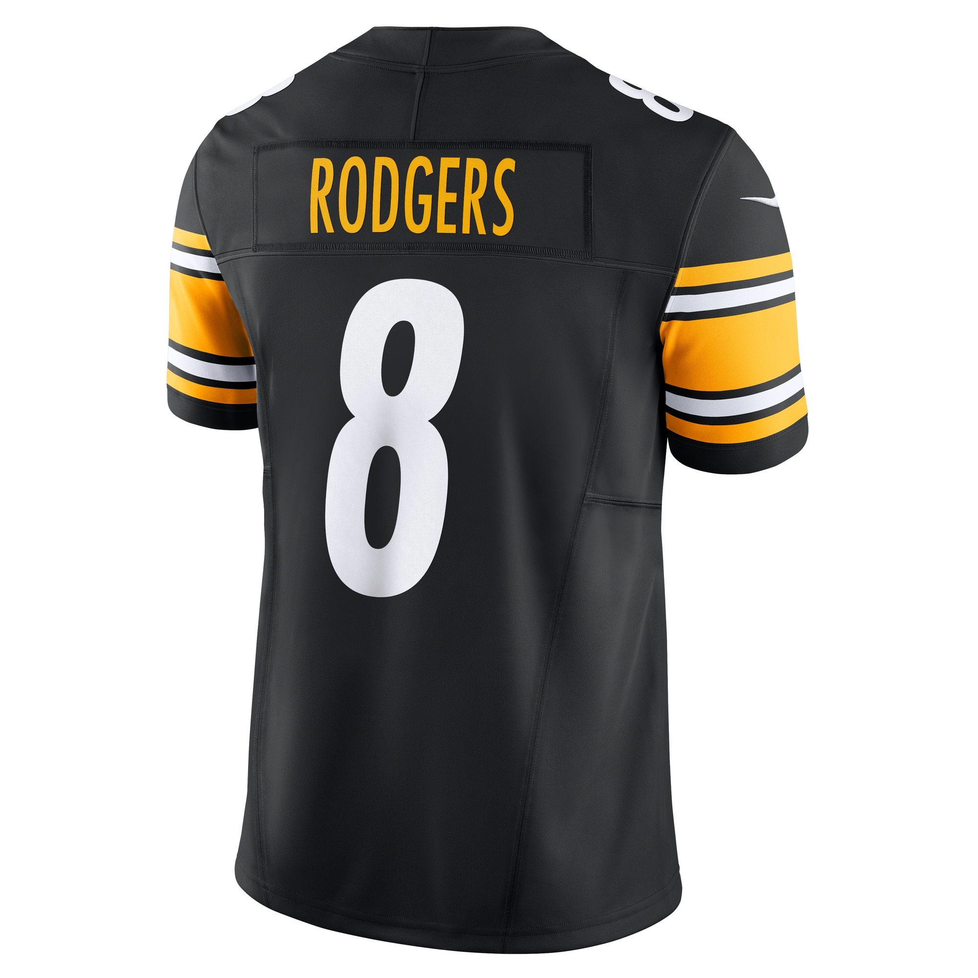 Aaron Rodgers Pittsburgh Steelers Nike Team Vapor F.U.S.E. Limited Jersey - Black - Image 3