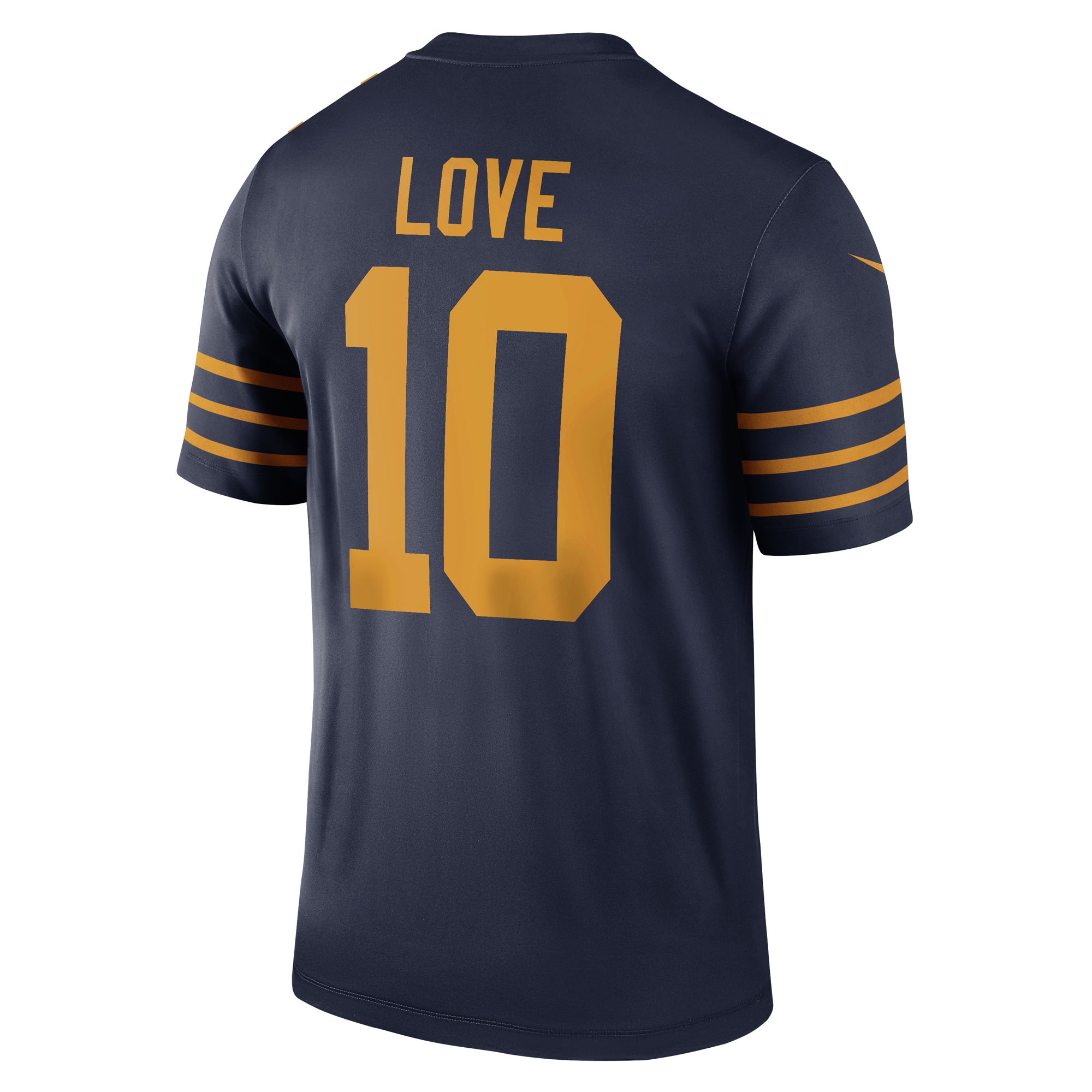 Jordan Love Green Bay Packers Nike The 1923 Classic Legend Player Dri-FIT Top - Navy - Image 3