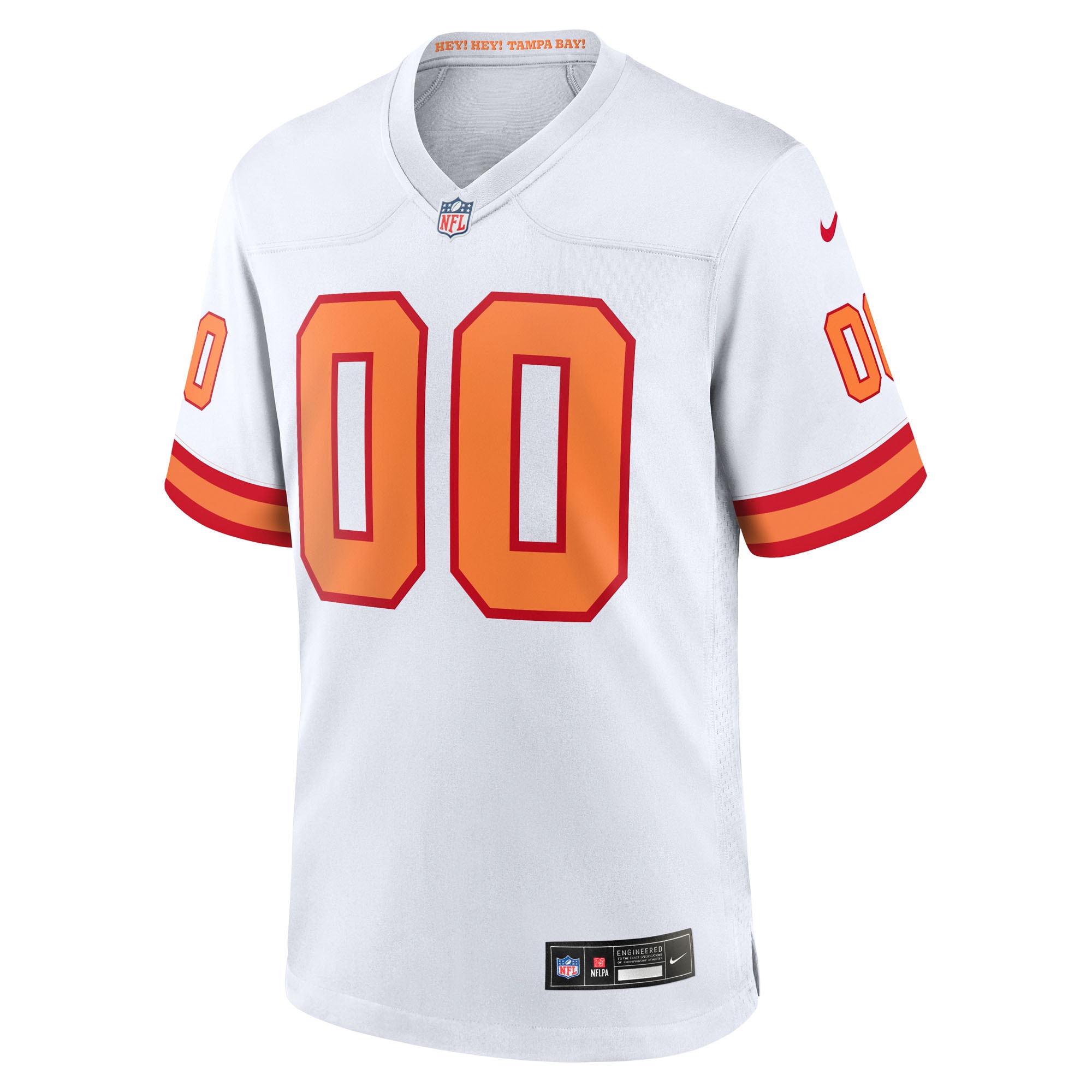 76 Tampa Bay Buccaneers Nike 50th Season Custom Game Jersey - White - Image 2