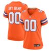 Denver Broncos Nike Women's Mile High Collection 1977 Throwback Custom Game Jersey - Orange