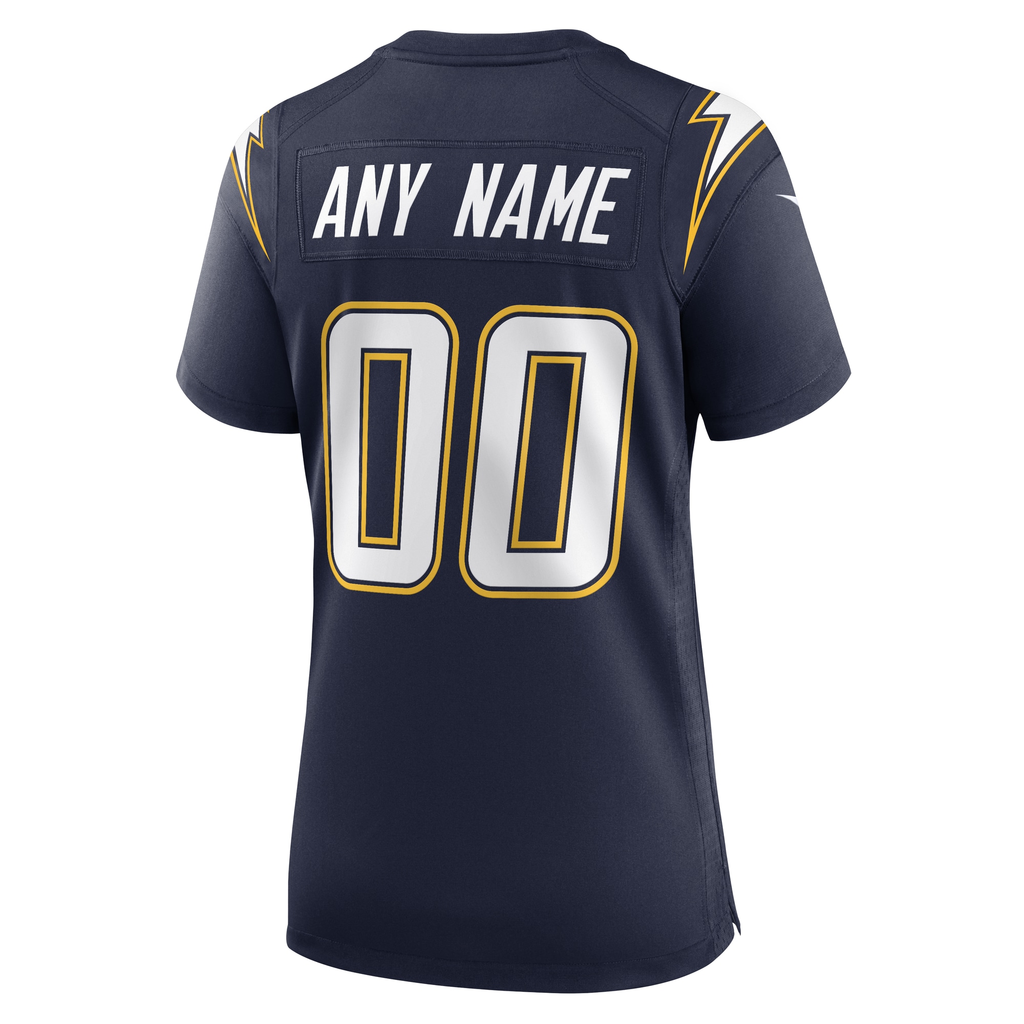 Los Angeles Chargers Nike Women's Alternate Super Chargers Game Custom Jersey - Navy - Image 3