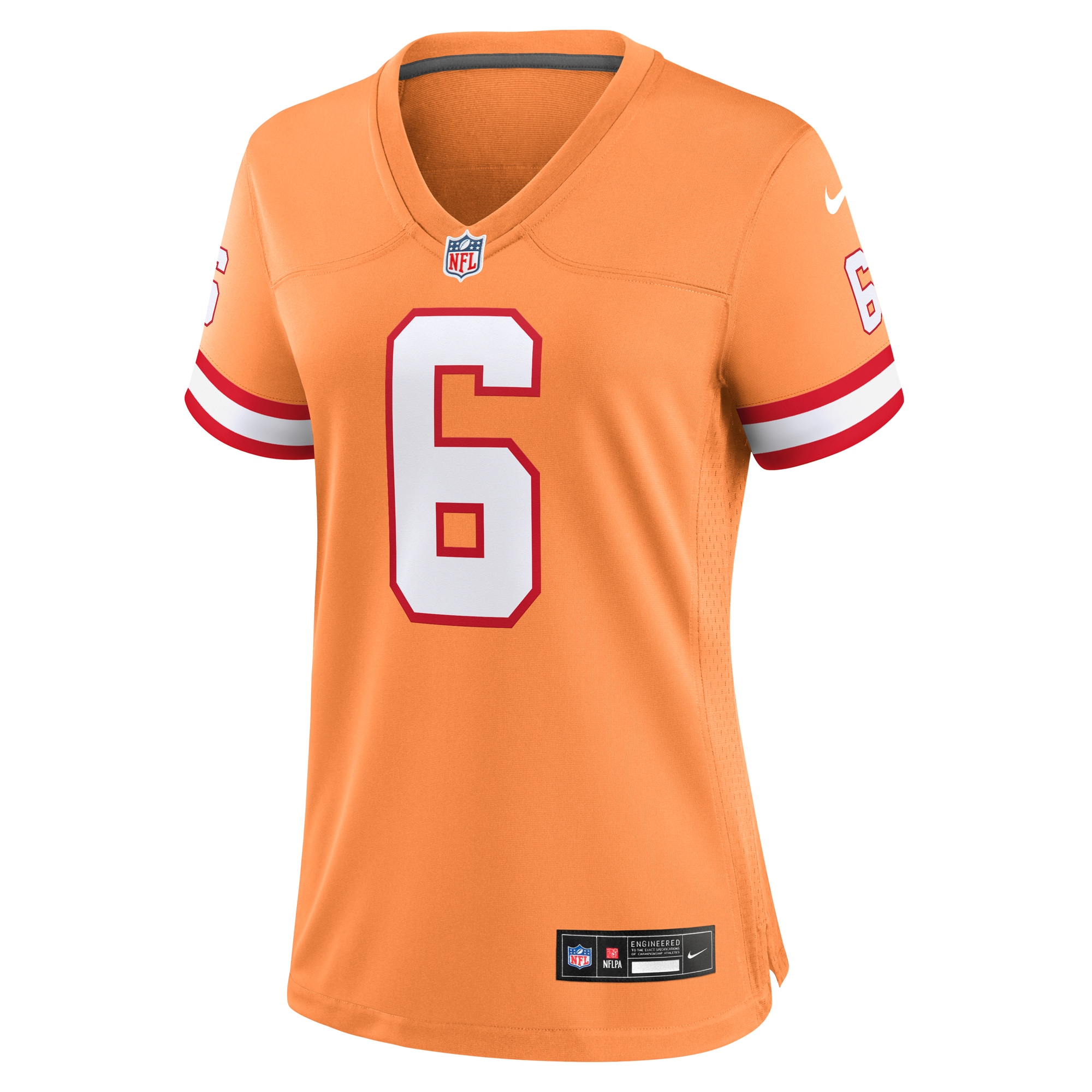 Baker Mayfield Tampa Bay Buccaneers Nike Women's Throwback Game Jersey - Orange - Image 2
