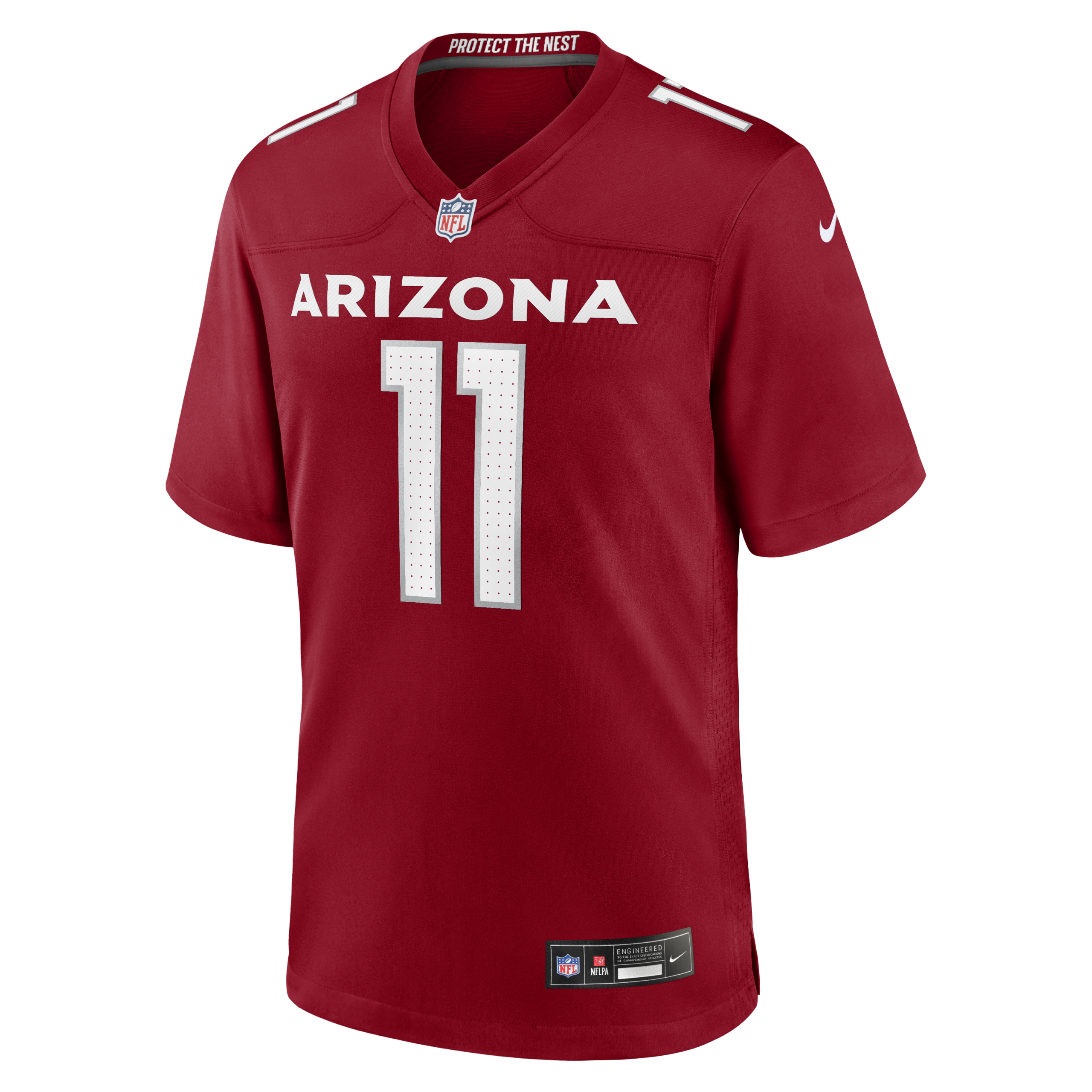 Larry Fitzgerald Arizona Cardinals Nike Team Retired Game Jersey - Cardinal - Image 2