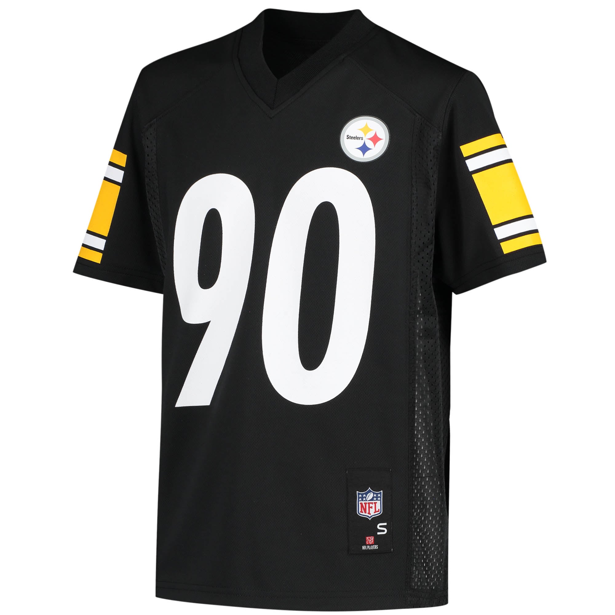 T.J. Watt Pittsburgh Steelers Youth Replica Player Jersey - Black - Image 2