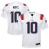 Drake Maye New England Patriots Nike Youth Game Jersey - White