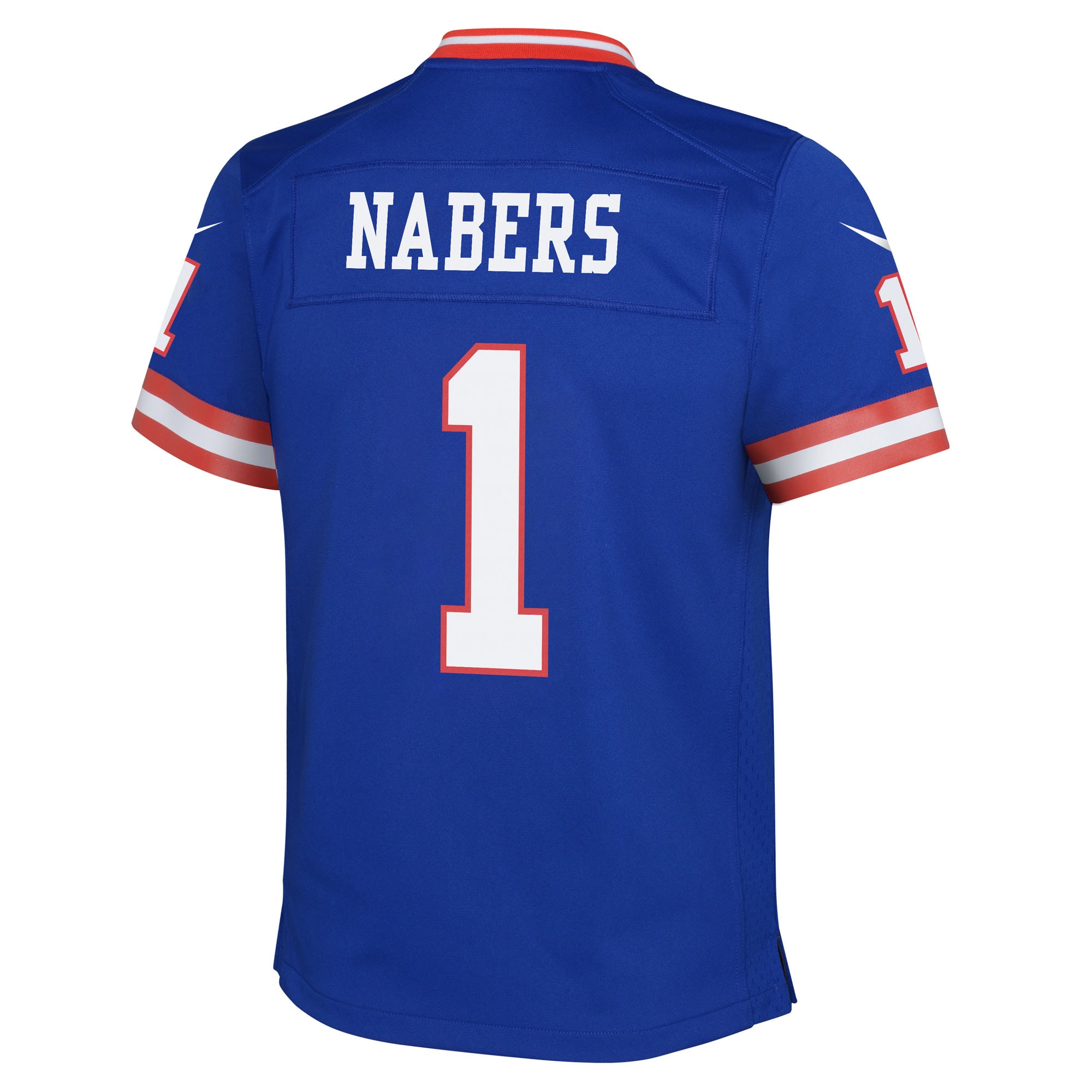 Malik Nabers New York Giants Nike Youth Alternate Game Jersey - Royal - Image 3