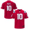 Drake Maye New England Patriots Nike Youth Game Jersey - Red