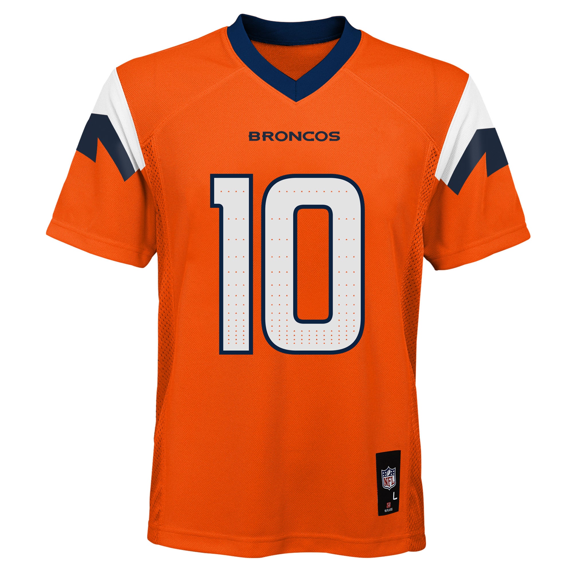 Bo Nix Denver Broncos Youth Replica Player Jersey - Orange - Image 2