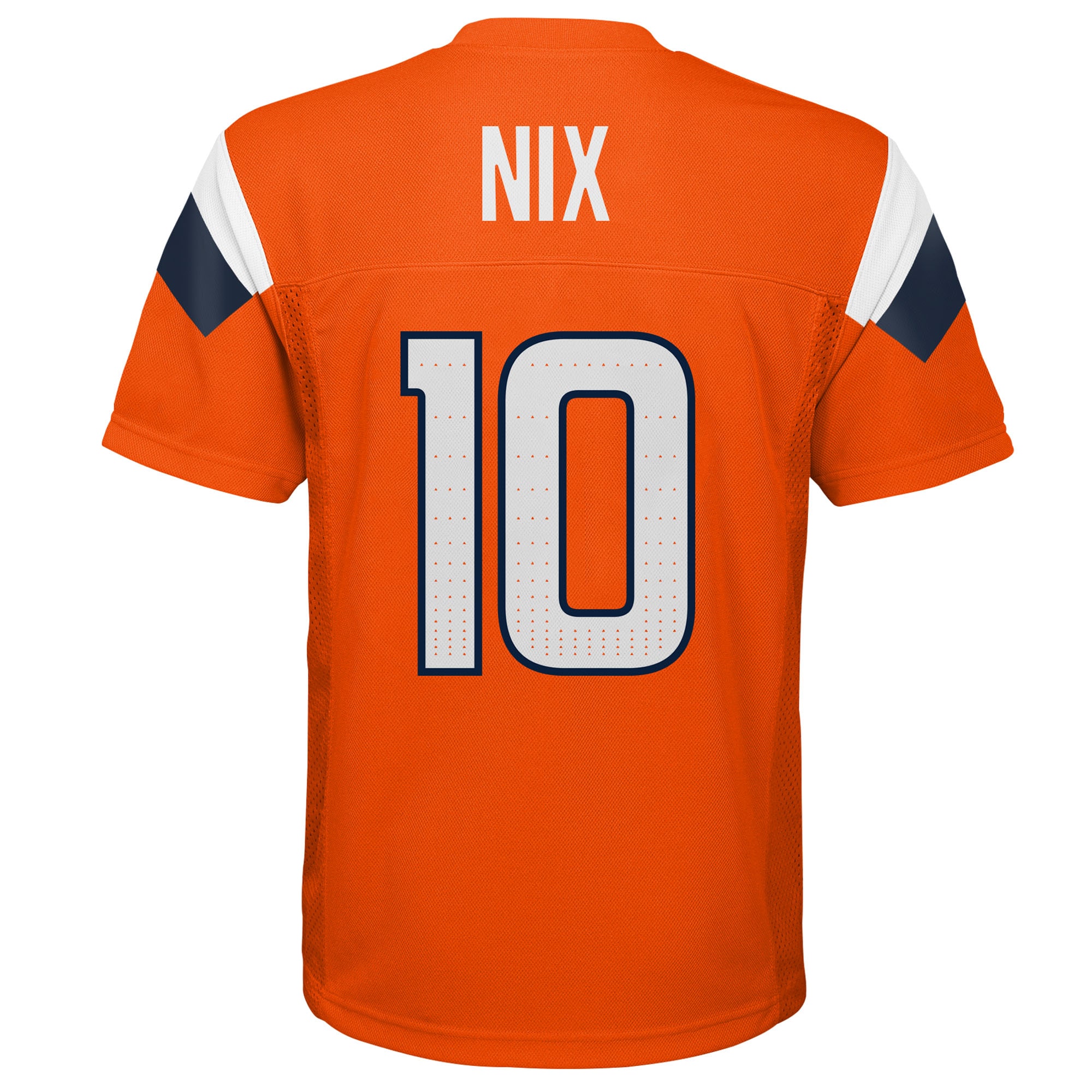 Bo Nix Denver Broncos Youth Replica Player Jersey - Orange - Image 3