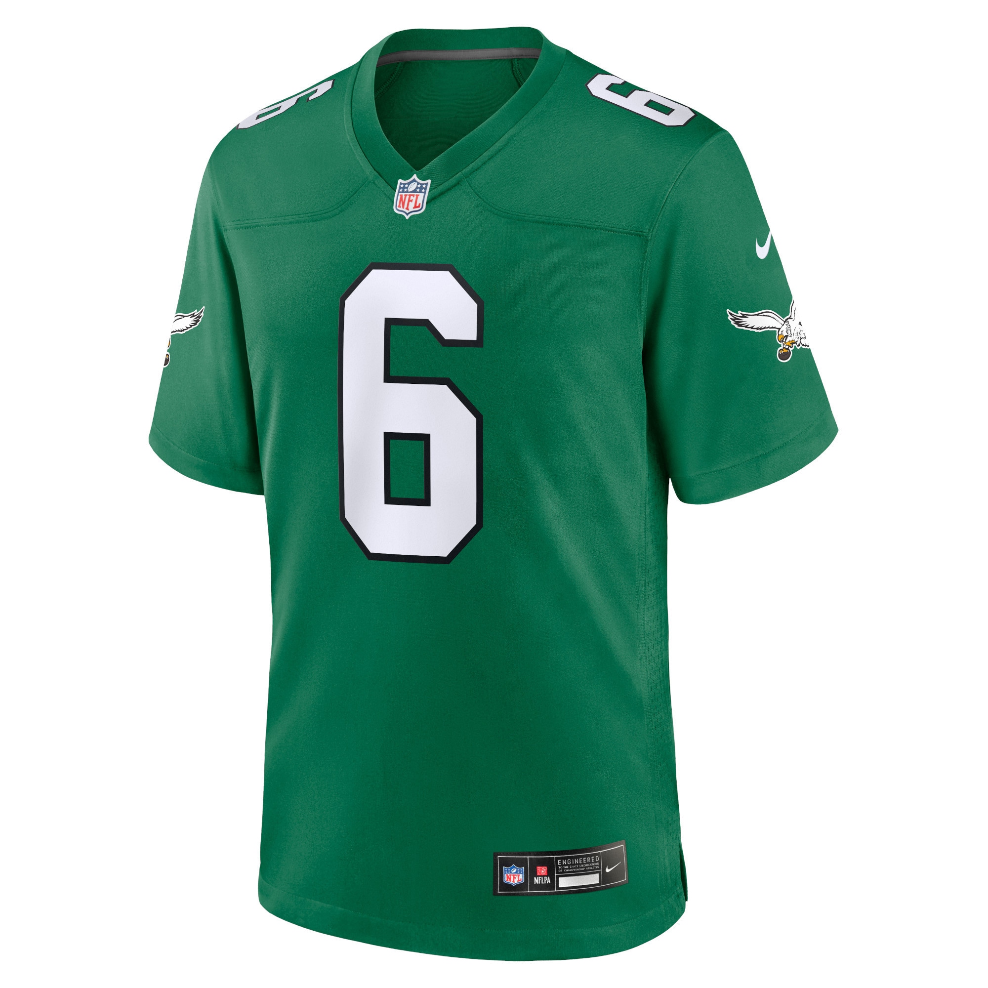 DeVonta Smith Philadelphia Eagles Nike Youth Game Jersey - Kelly Green - Image 2