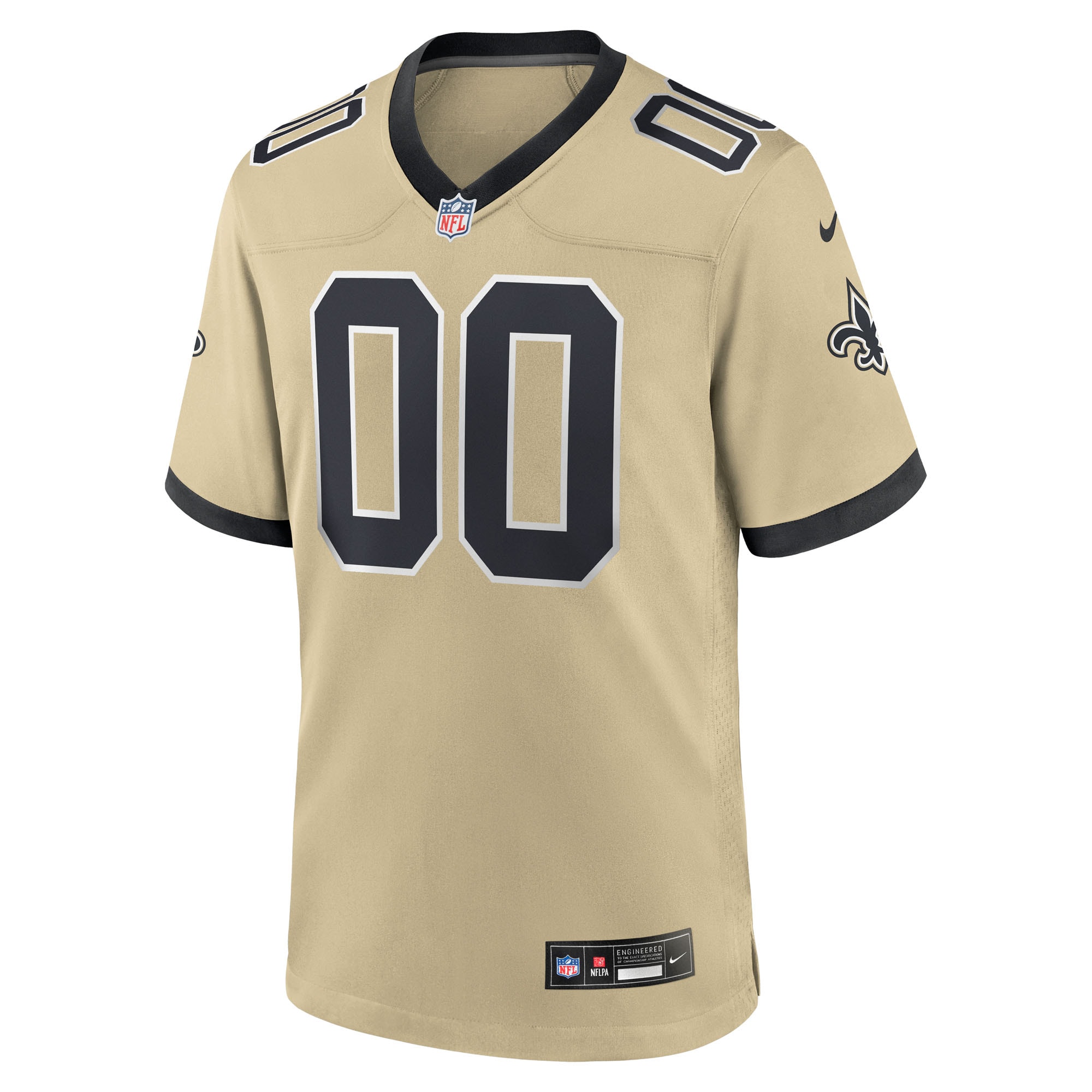 New Orleans Saints Nike Gameday Golds Alternate Custom Game Jersey - Gold - Image 2