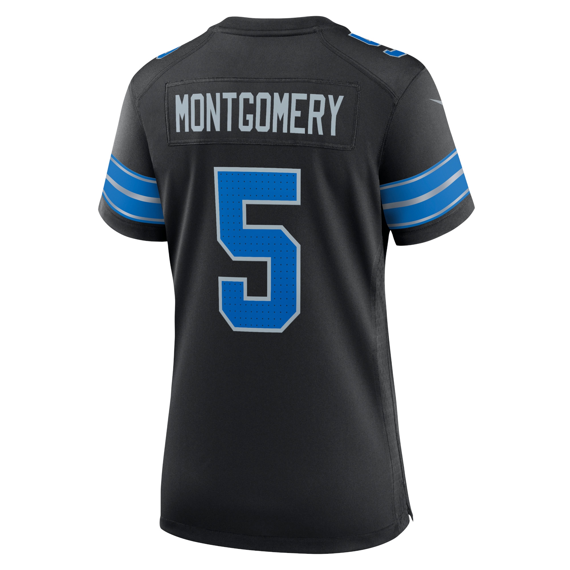 David Montgomery Detroit Lions Nike Women's 2nd Alternate Game Jersey - Black - Image 3