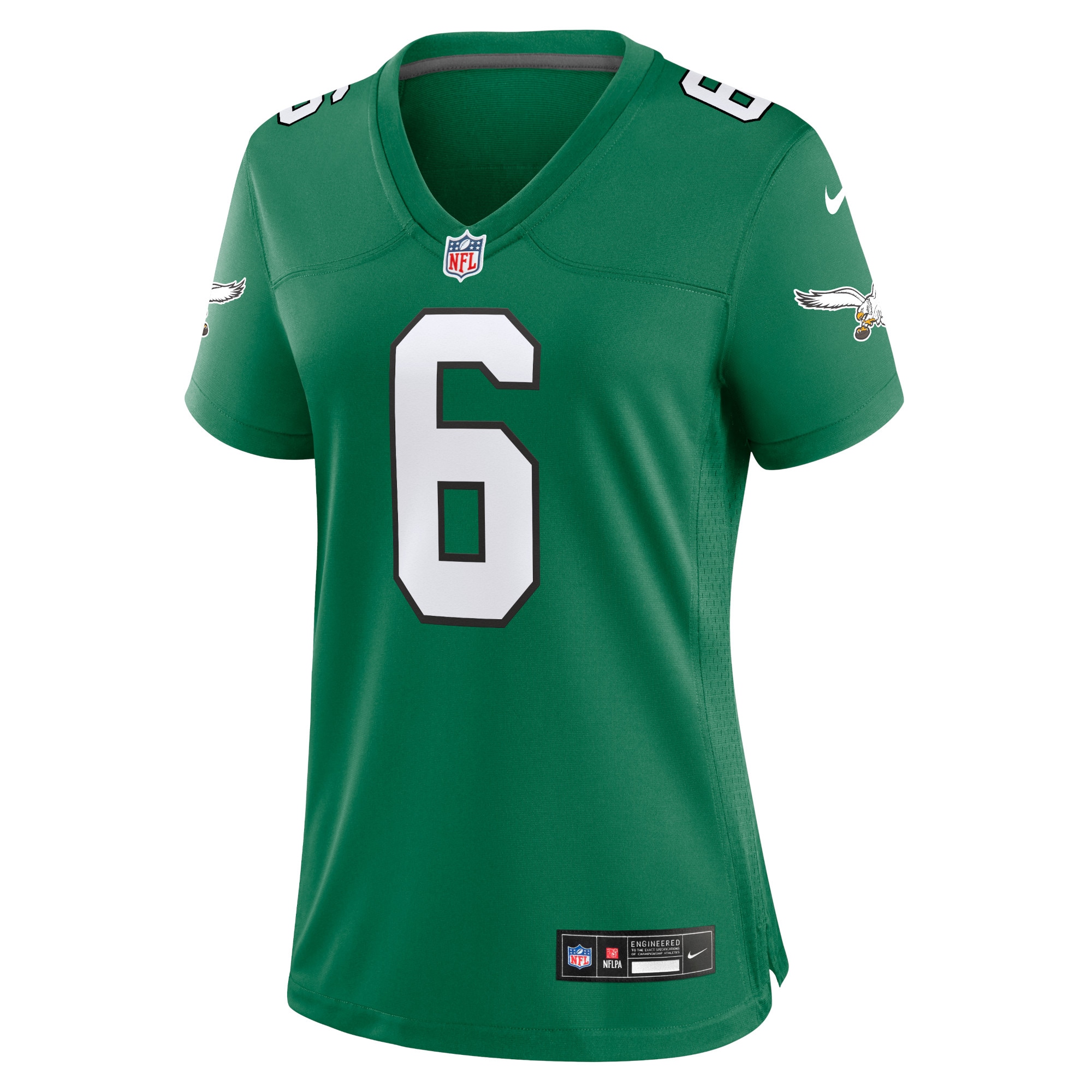 DeVonta Smith Philadelphia Eagles Nike Women's Player Jersey - Kelly Green - Image 2