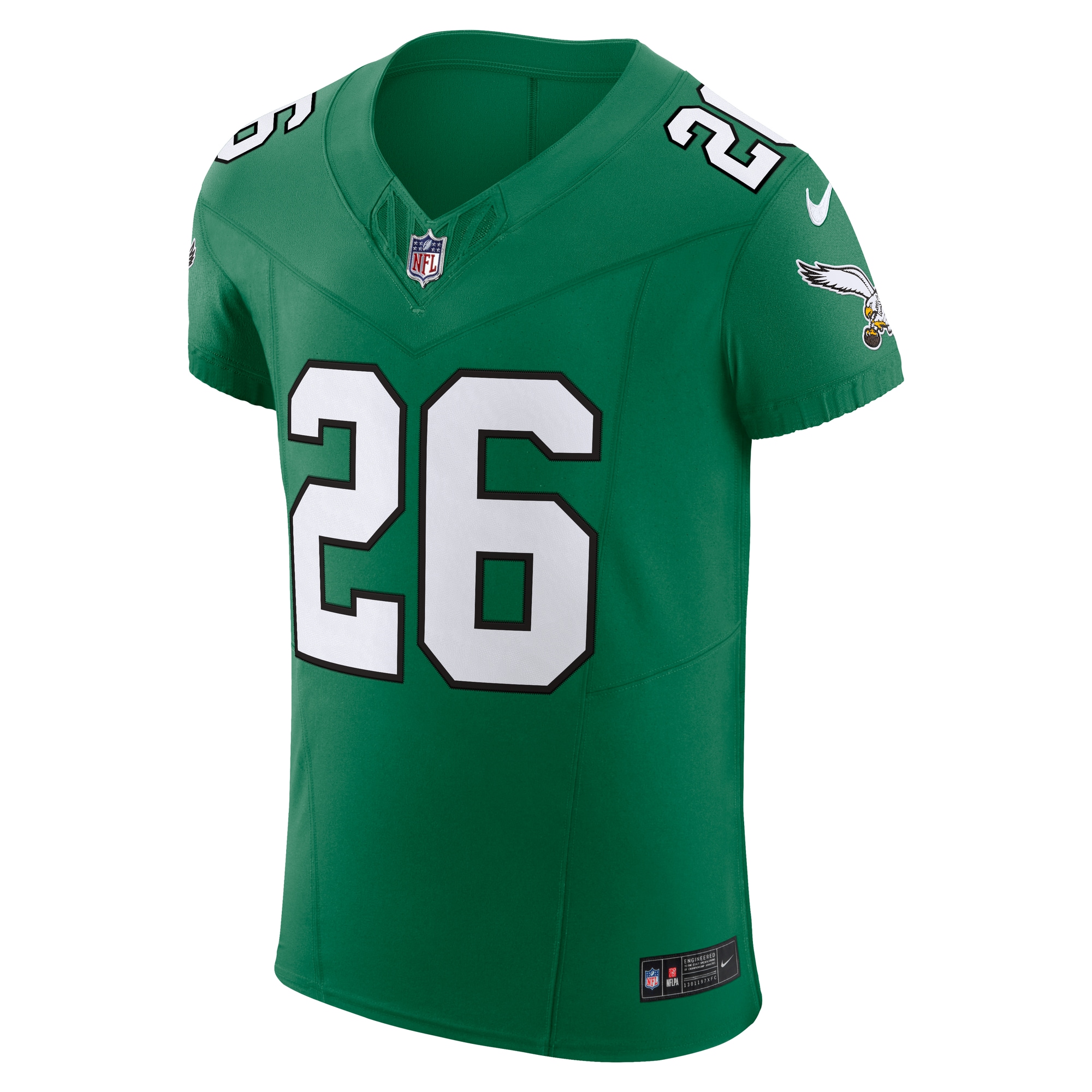 Saquon Barkley Philadelphia Eagles Nike Alternate Vapor F.U.S.E. Elite Jersey - Kelly Green - Image 2