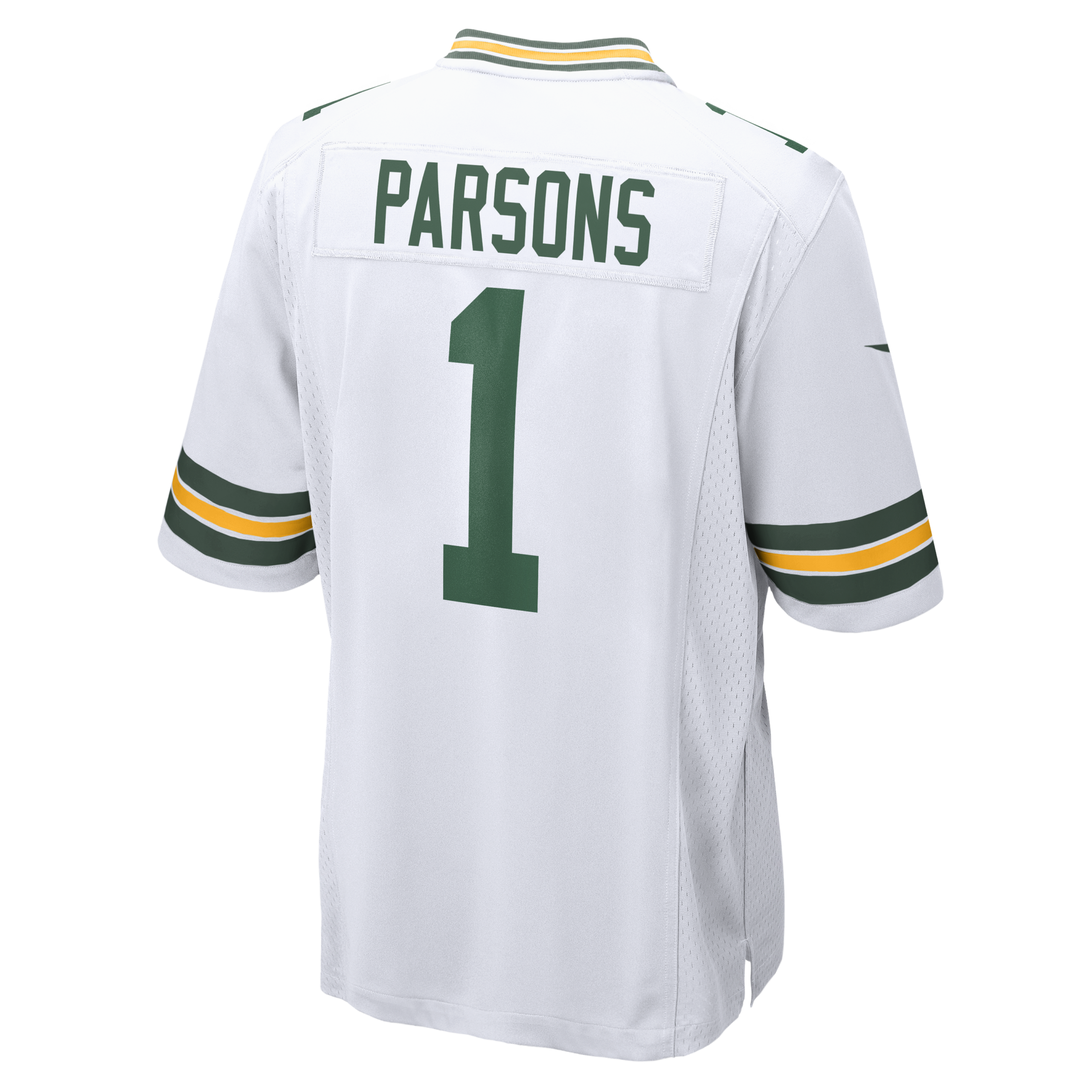 Micah Parsons Green Bay Packers Nike Game Player Jersey - White - Image 3