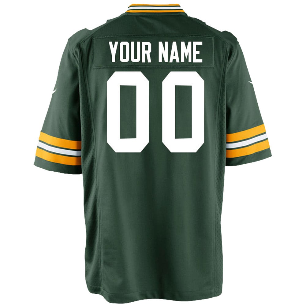 Green Bay Packers Nike Youth Custom Game Jersey - Green - Image 3