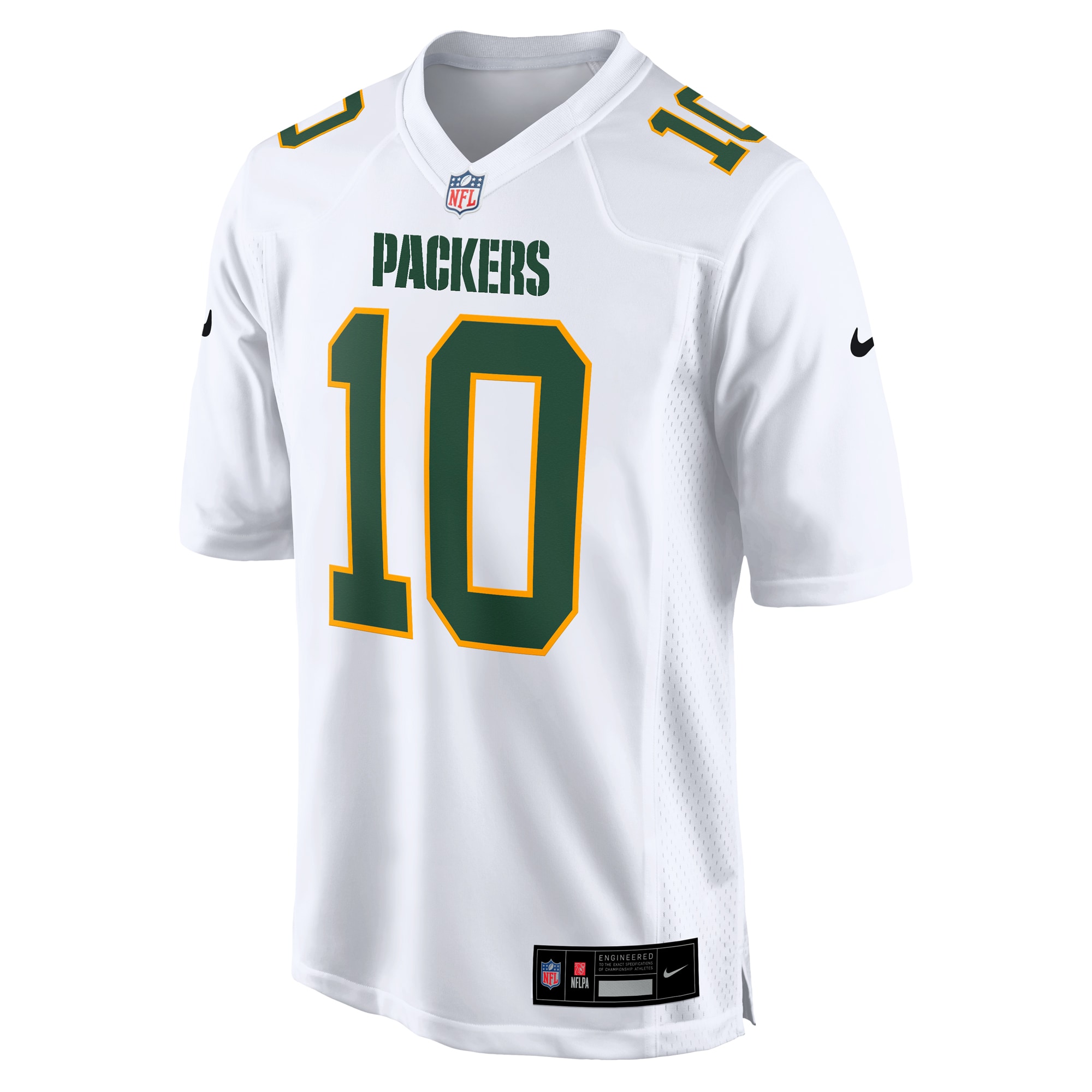 Jordan Love Green Bay Packers Nike Fashion Game Jersey - White - Image 2