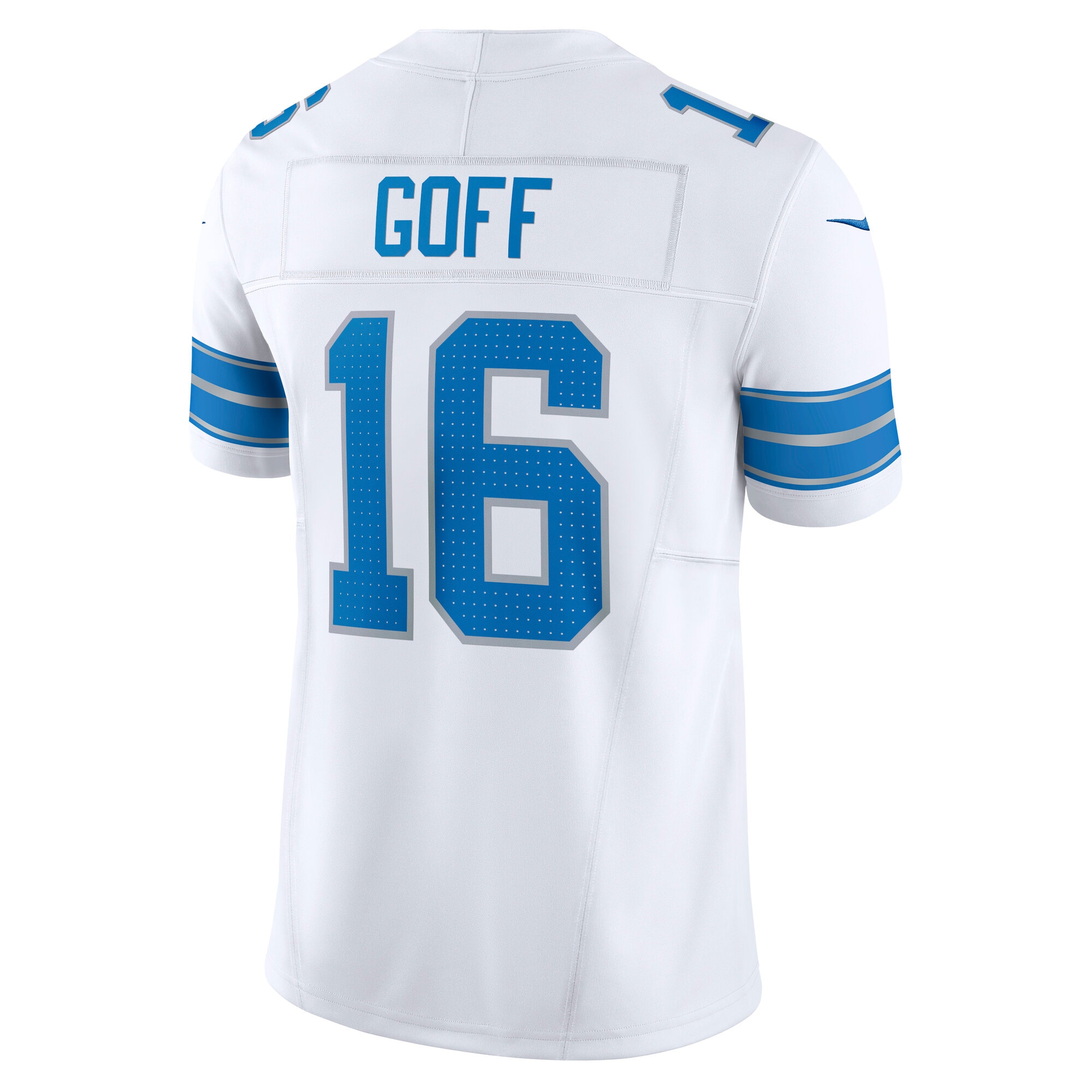 Jared Goff Detroit Lions Nike Vapor F.U.S.E. Limited Jersey - White - Image 3