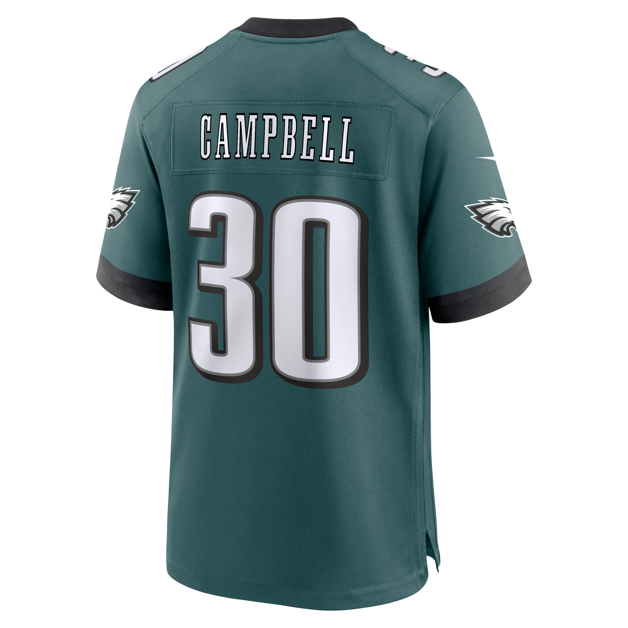 Jihaad Campbell Philadelphia Eagles Nike 2025 NFL Draft First Round Pick Game Jersey - Green - Image 3