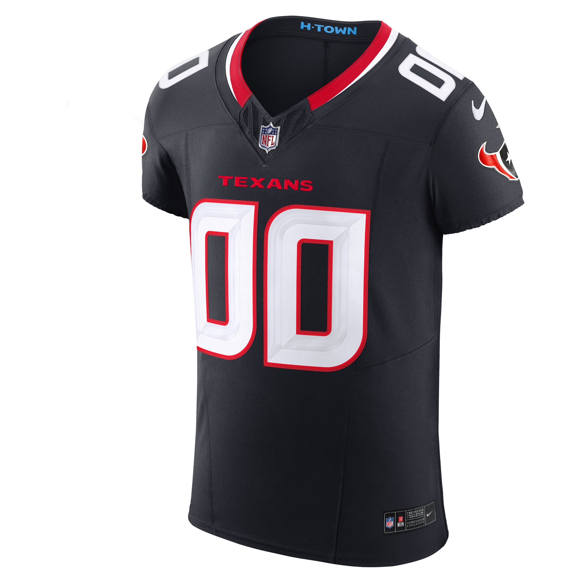 Houston Texans Nike Team Vapor F.U.S.E. Elite Custom Jersey - Navy - Image 2