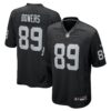 Brock Bowers Las Vegas Raiders Nike Youth Game Jersey - Black