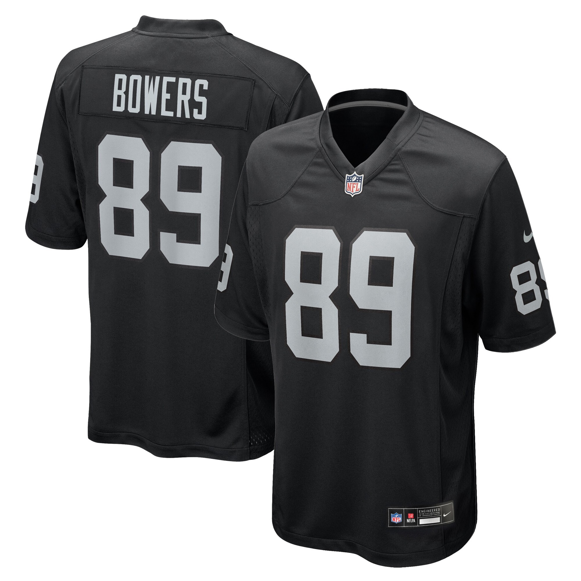 Brock Bowers Las Vegas Raiders Nike Youth Game Jersey - Black
