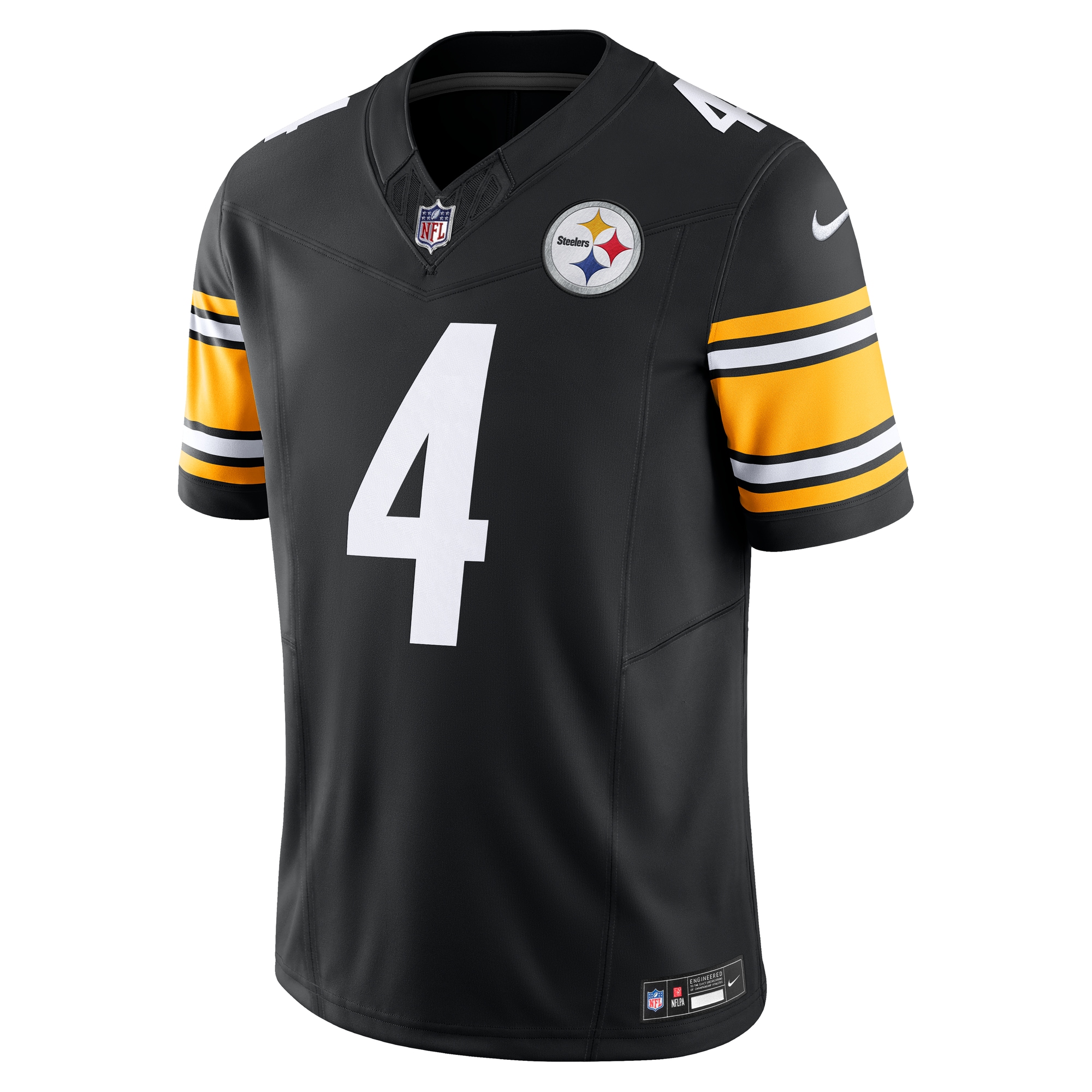 DK Metcalf Pittsburgh Steelers Nike Team Vapor F.U.S.E. Limited Jersey - Black - Image 2