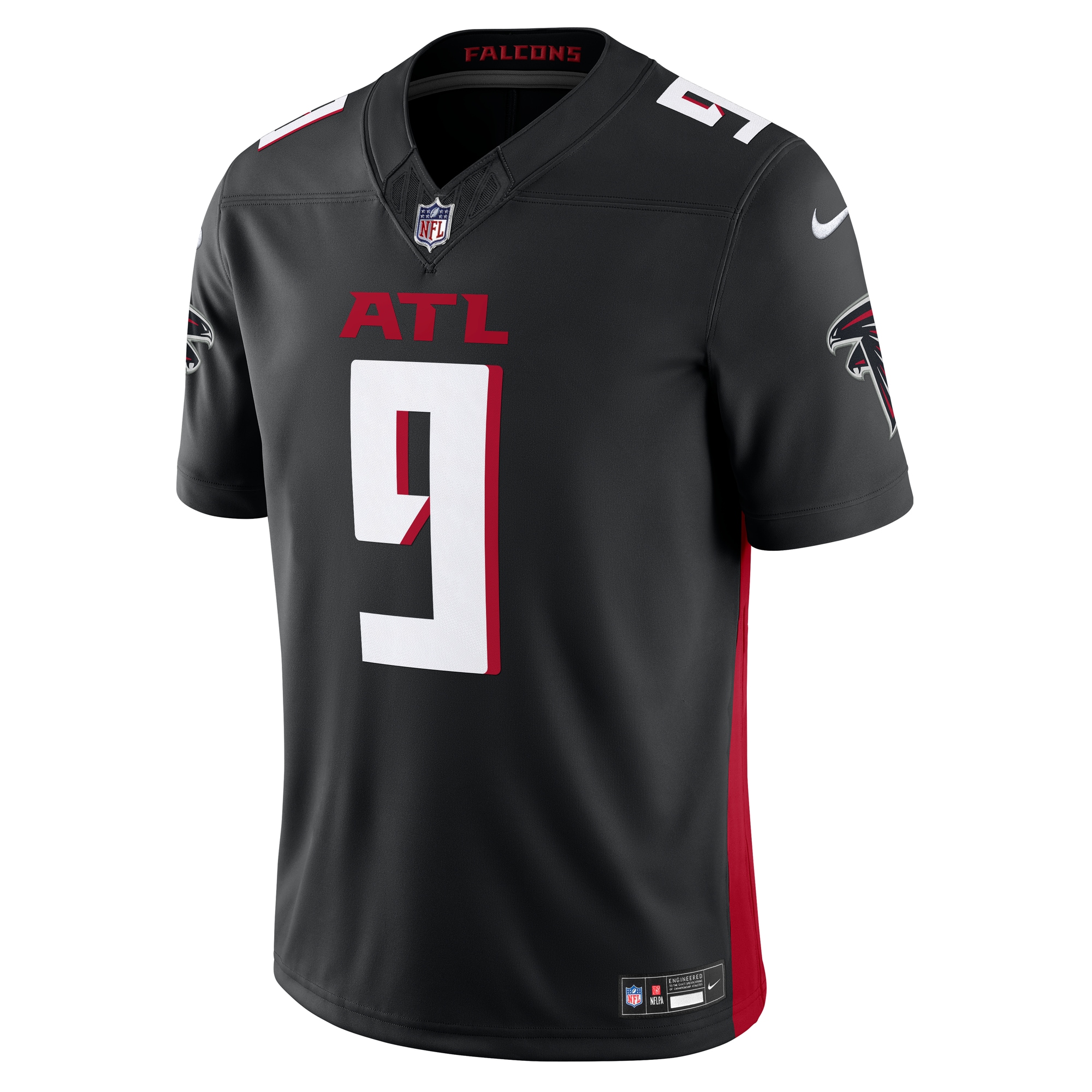 Michael Penix Jr. Atlanta Falcons Nike Vapor F.U.S.E. Limited Jersey - Black - Image 2