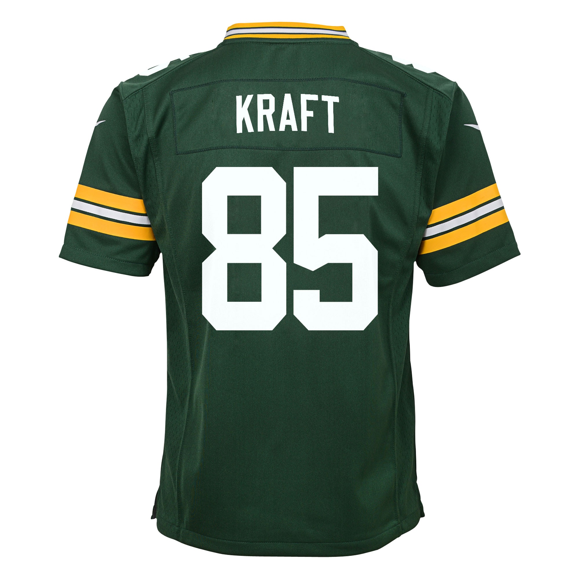 Tucker Kraft Green Bay Packers Nike Youth Team Game Jersey - Green - Image 3