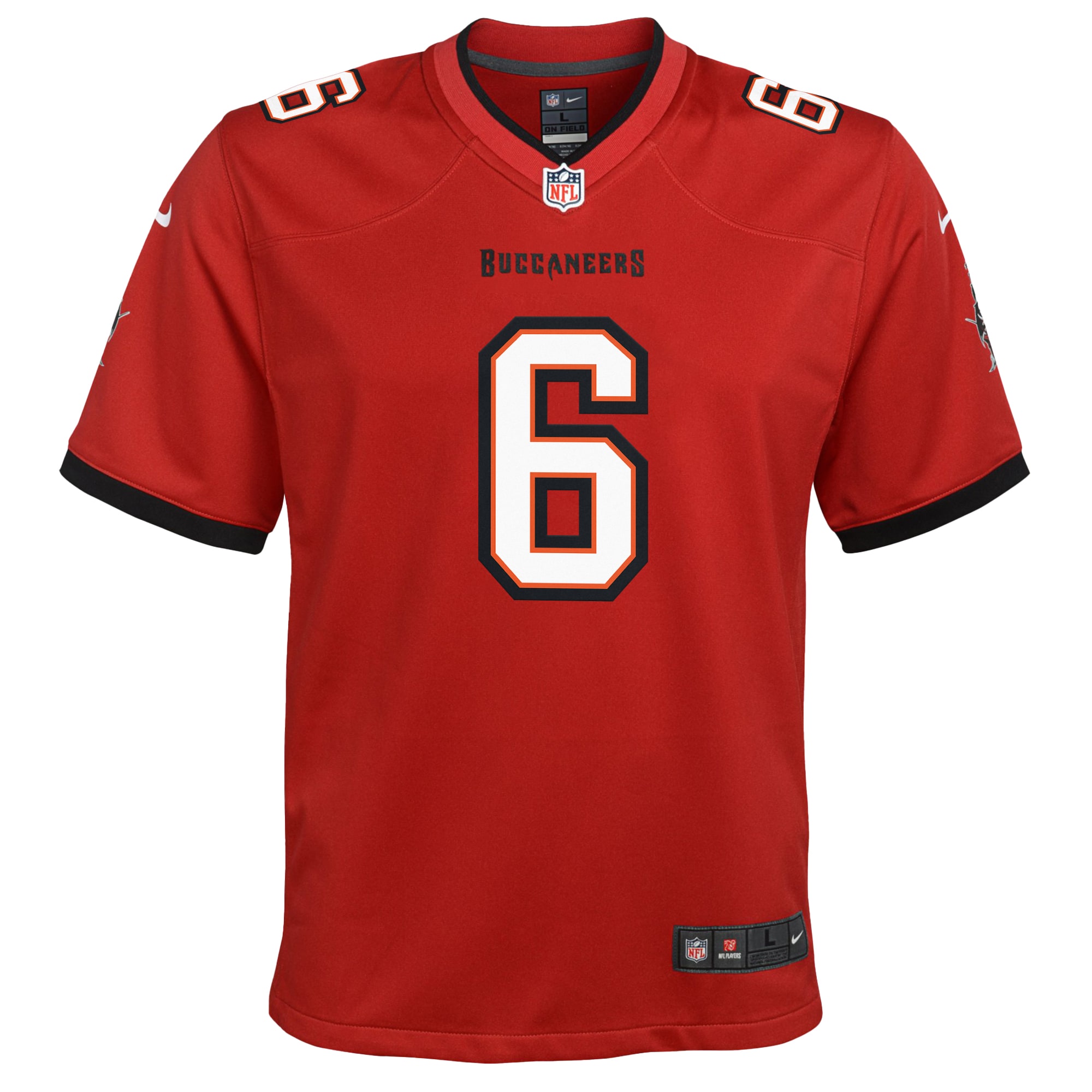 Baker Mayfield Tampa Bay Buccaneers Nike Youth Game Jersey - Red - Image 2