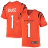 Ja'Marr Chase Cincinnati Bengals Nike Youth Game Jersey - Orange