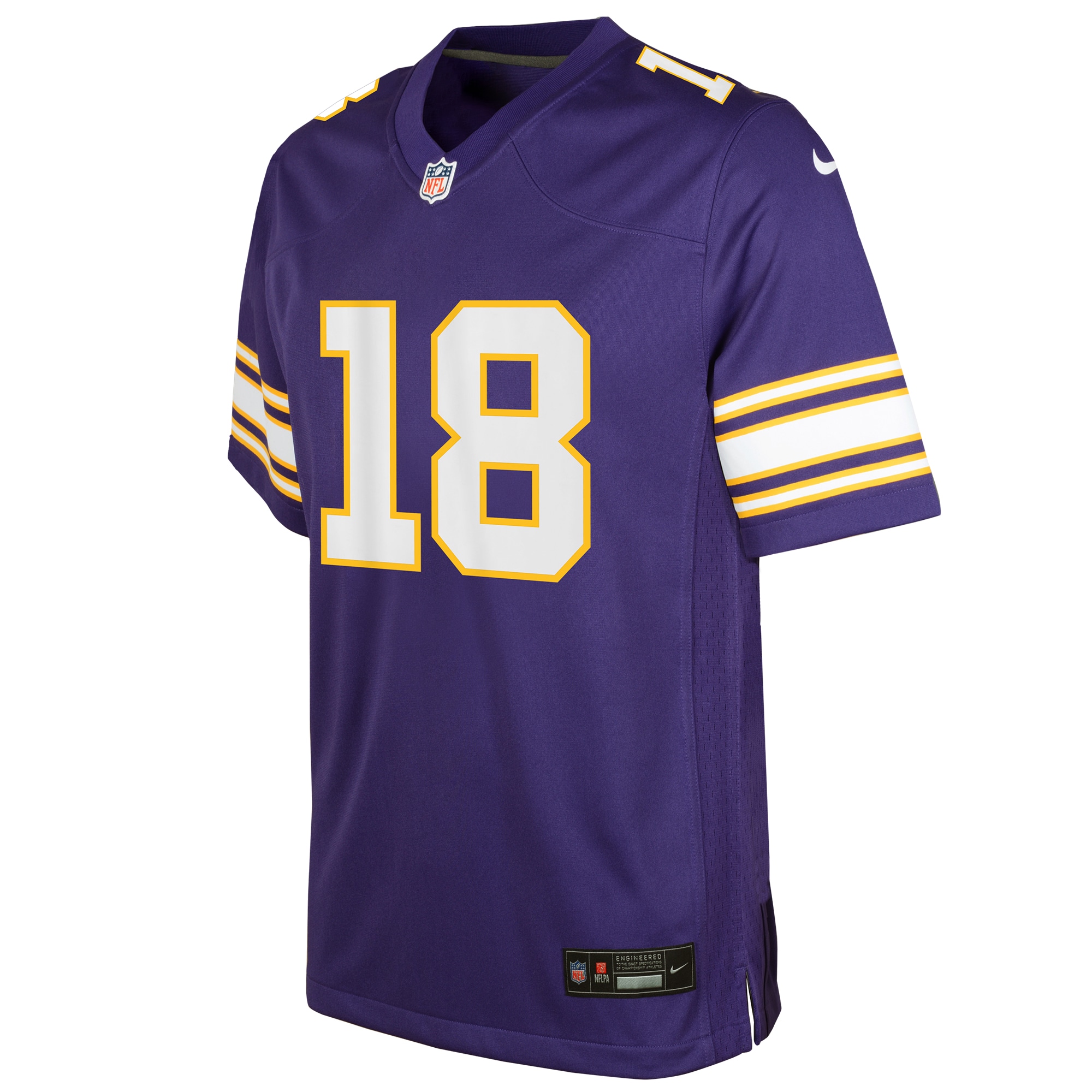 Justin Jefferson Minnesota Vikings Nike Youth Game Jersey - Purple - Image 2