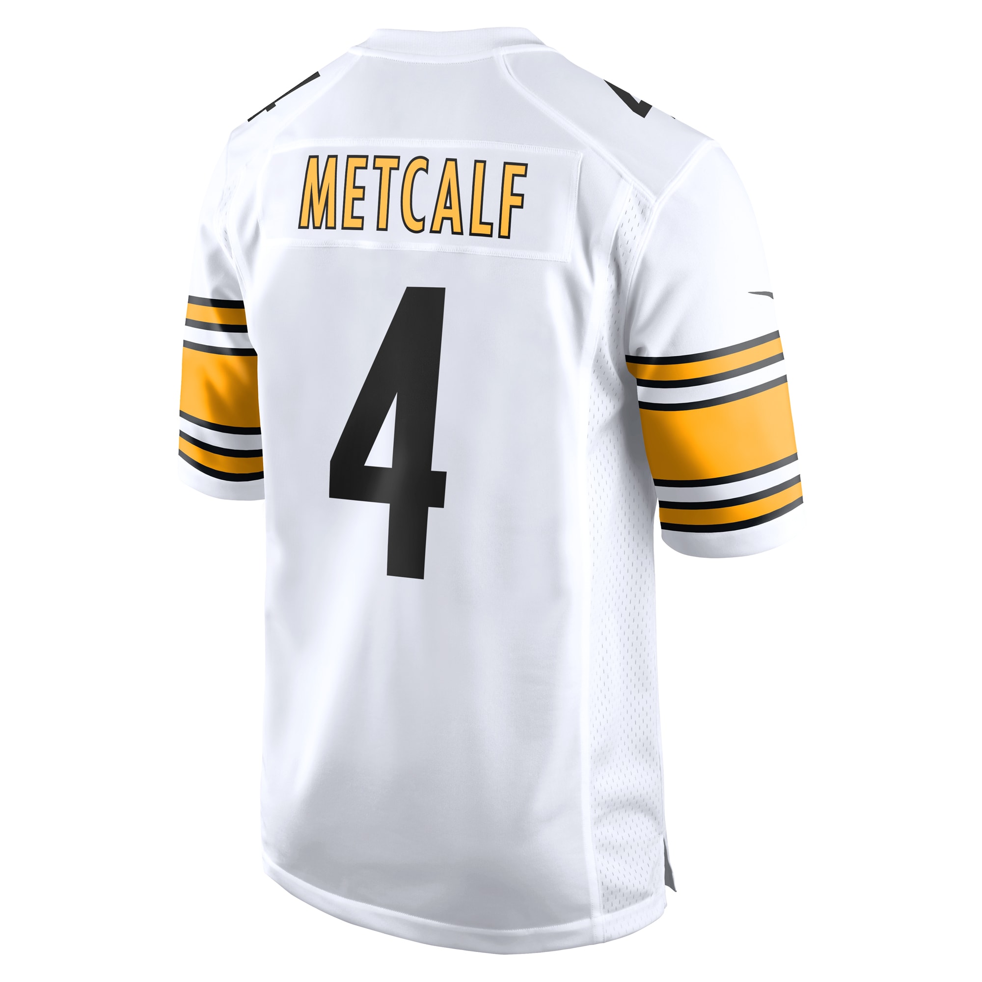 DK Metcalf Pittsburgh Steelers Nike Game Player Jersey - White - Image 3