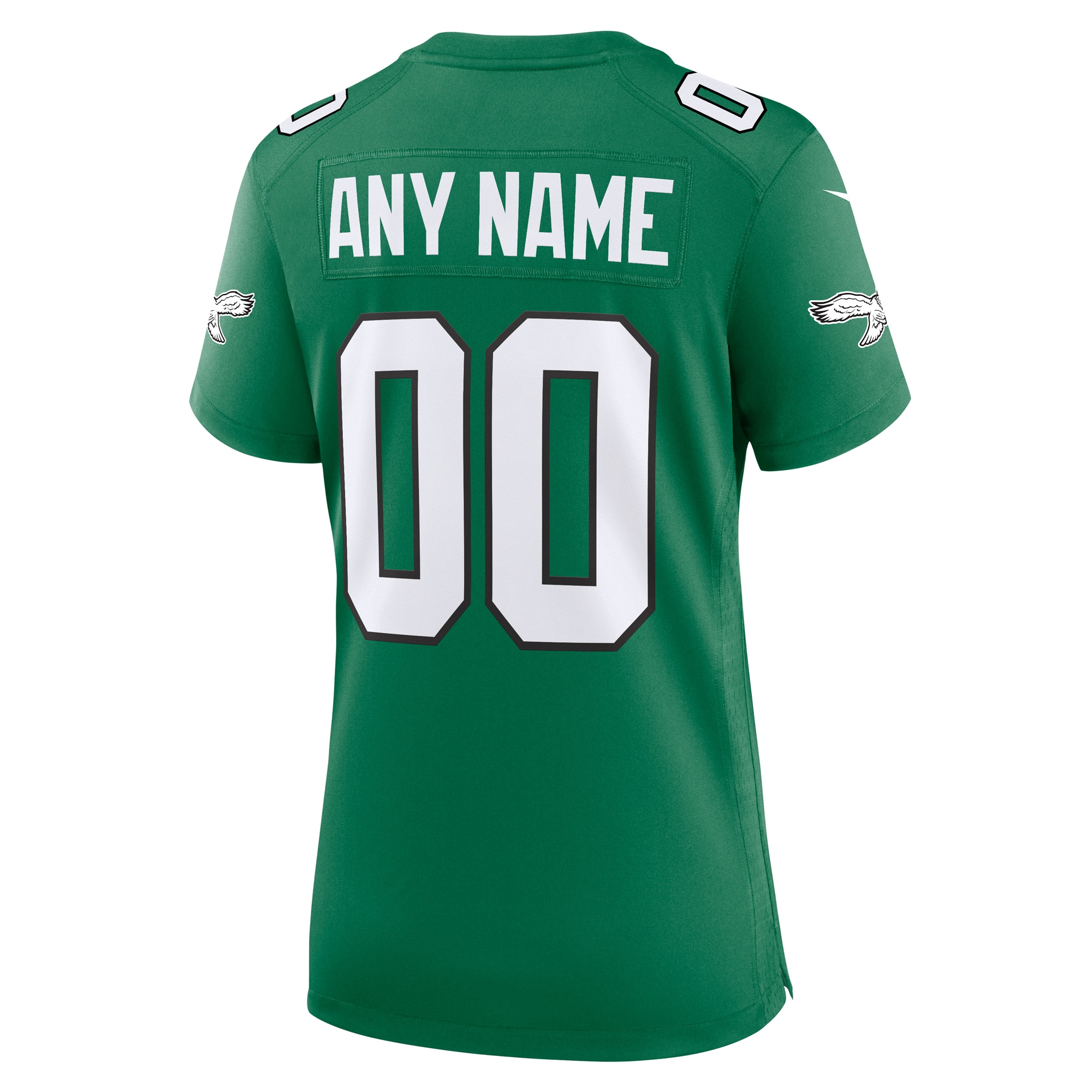 Philadelphia Eagles Nike Women's Alternate Custom Game Jersey - Kelly Green - Image 3
